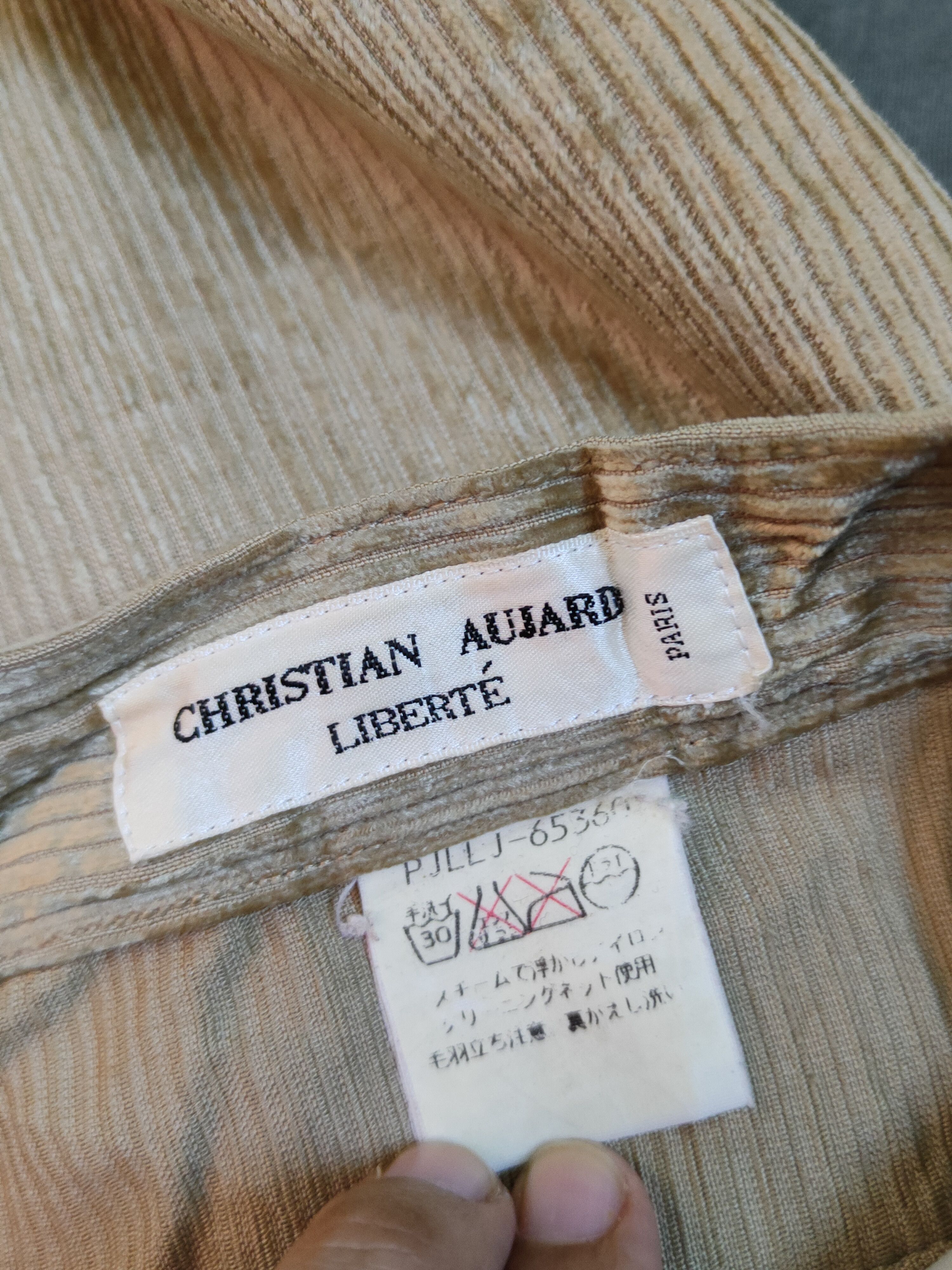 Designer Christian Aujard Brown vintage Corduroy Pants #S1569 Size US 30 / EU 46 - 15 Thumbnail