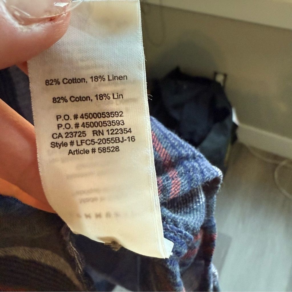 Aritzia Aritzia Blue and Gray Striped Blouse Size XXS / US 00 / IT 34 - 8 Thumbnail