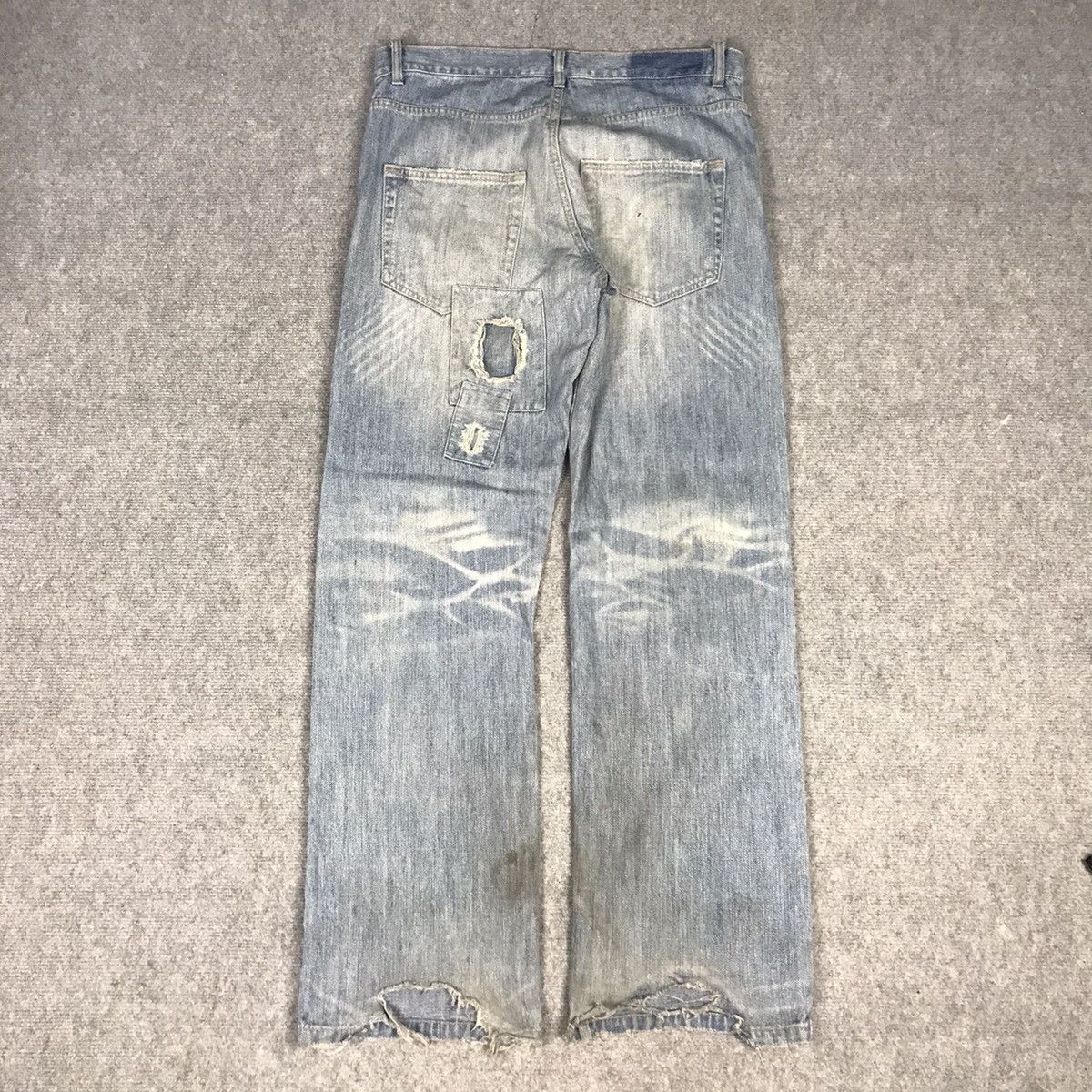 Japanese Brand JAPANESE BRAND JAPAN STYLE DISTRESSED PANTS Size US 32 / EU 48 - 8 Thumbnail
