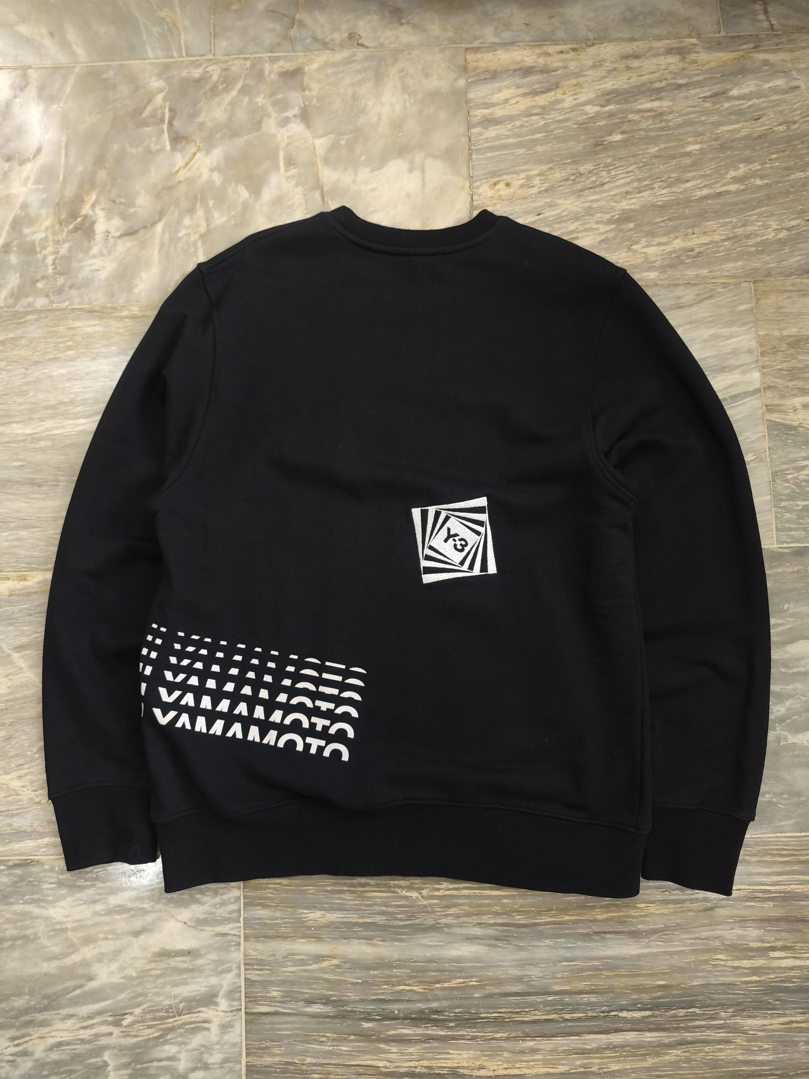 Y-3 Yohji Yamamoto Y-3 OPTIMISTIC ILLUSIONS SWEATSHIRT Size US M / EU 48-50 / 2 - 5 Thumbnail