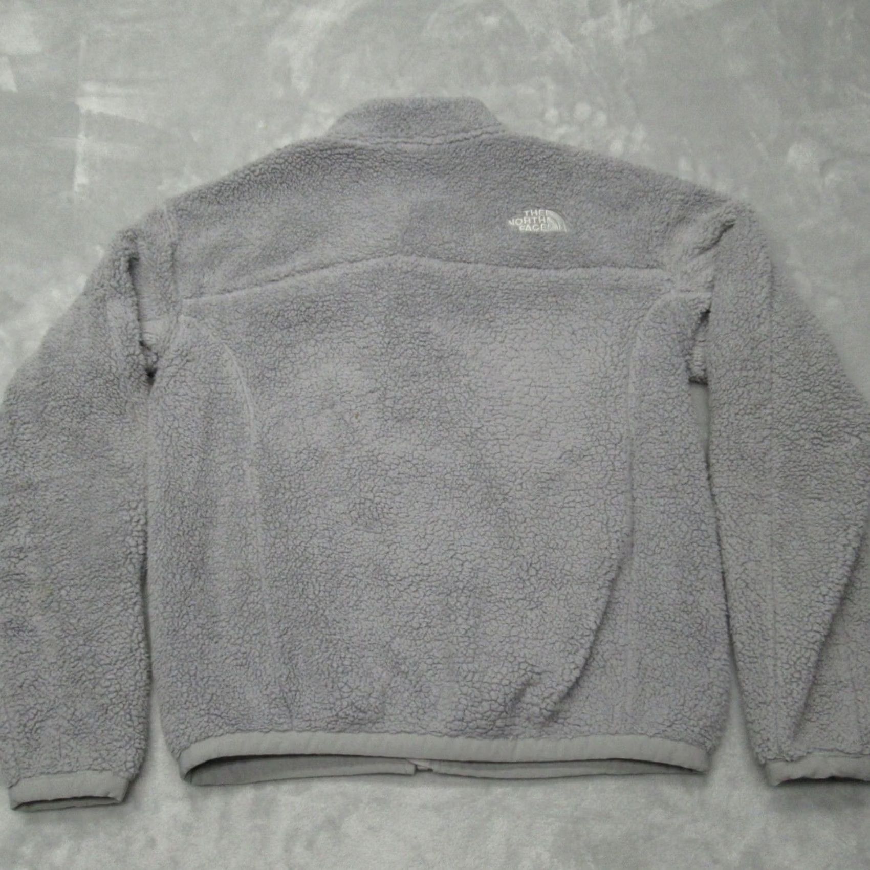 The North Face The North Face Jacket Womens Medium Gray Banded Collar Pockets Fleece Full Zip Size M / US 6-8 / IT 42-44 - 2 Thumbnail