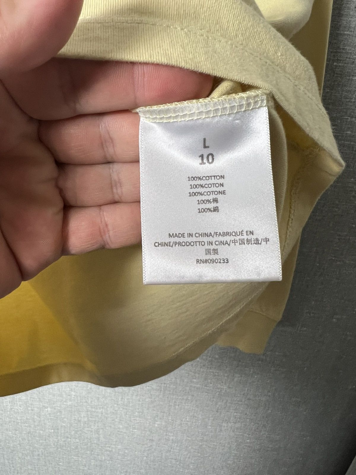Fear of God FEAR OF GOD Essentials Women’s Big LOGO Long Sleeve Tee FOG Size L / US 10 / IT 46 - 10 Thumbnail