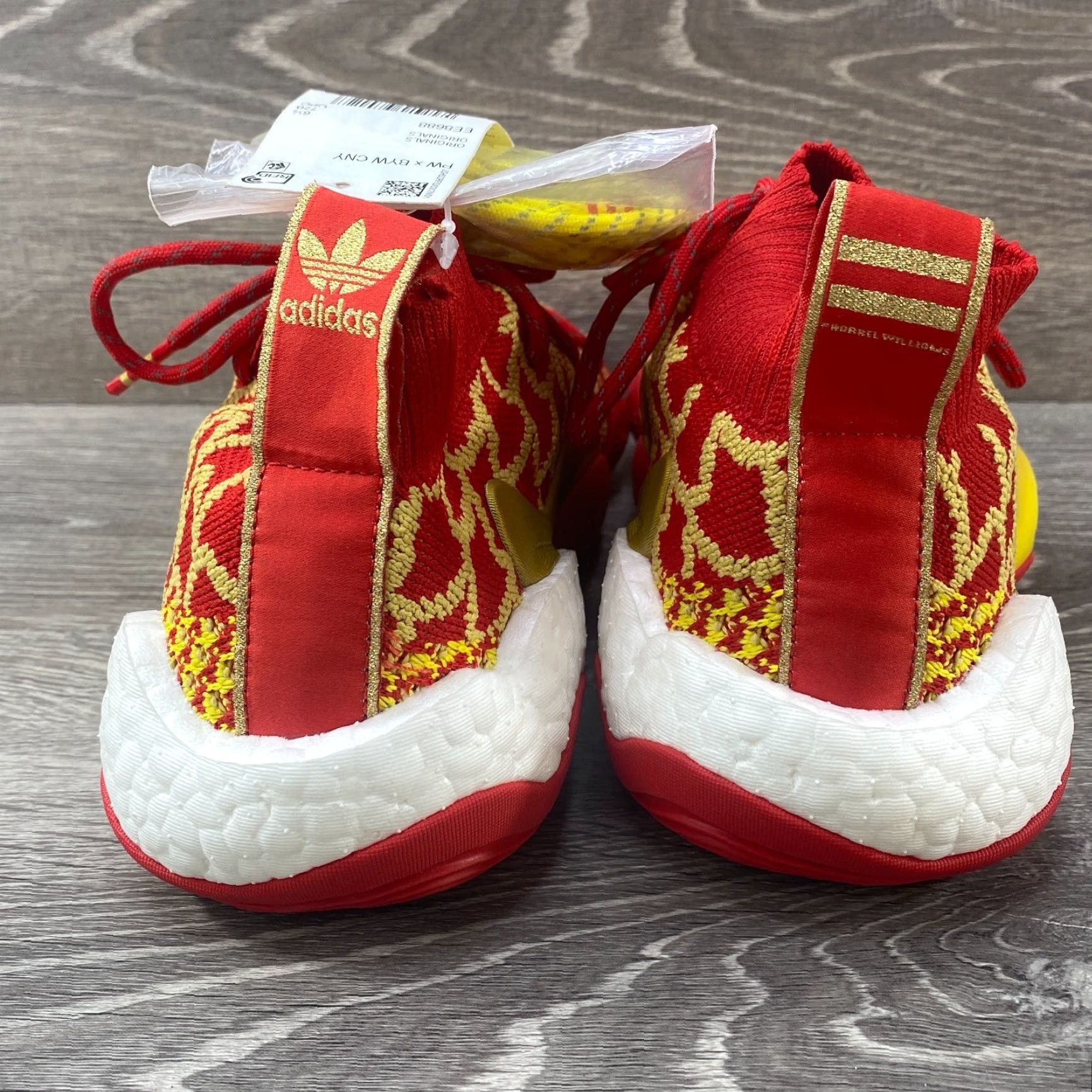 Adidas adidas Crazy BYW Pharrell Chinese Lunar New Year CNY EE8688 Red Gold Yellow SZ 7 Size US 7 / EU 40 - 7 Thumbnail