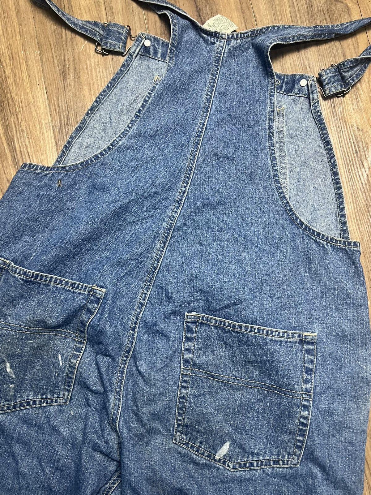 St. Johns Bay Vintage St. John's Bay (SJB) Denim Overalls - (42) Size US 37 - 11 Thumbnail