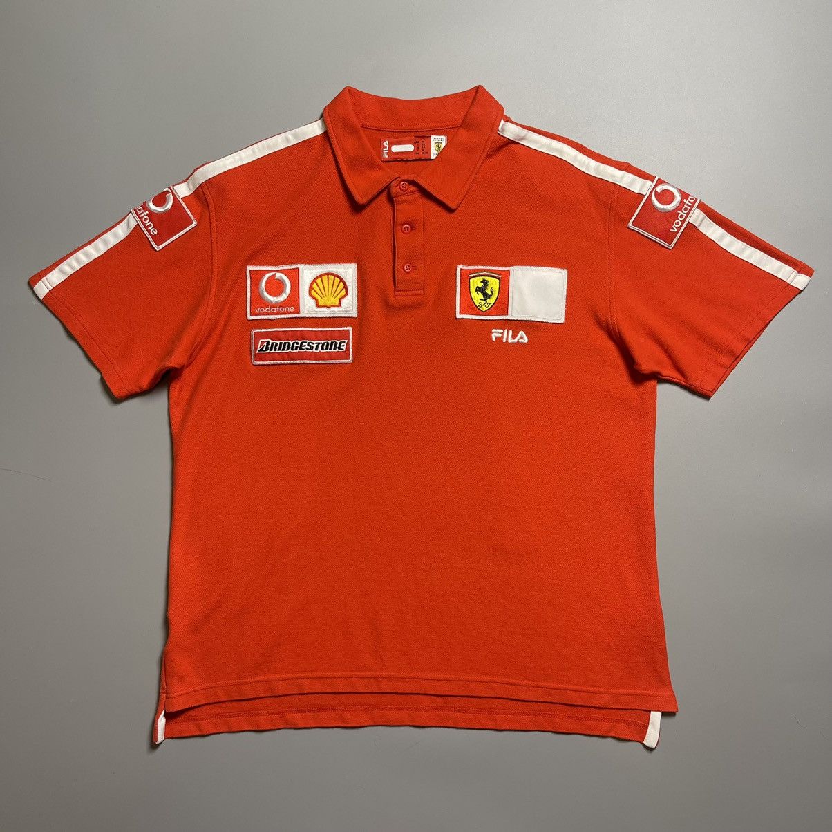 Ferrari × Fila × Vintage FILA x FERRARI FORMULA 1 VINTAGE TEAM POLO 2003 Size US XL / EU 56 / 4 - 1 Thumbnail