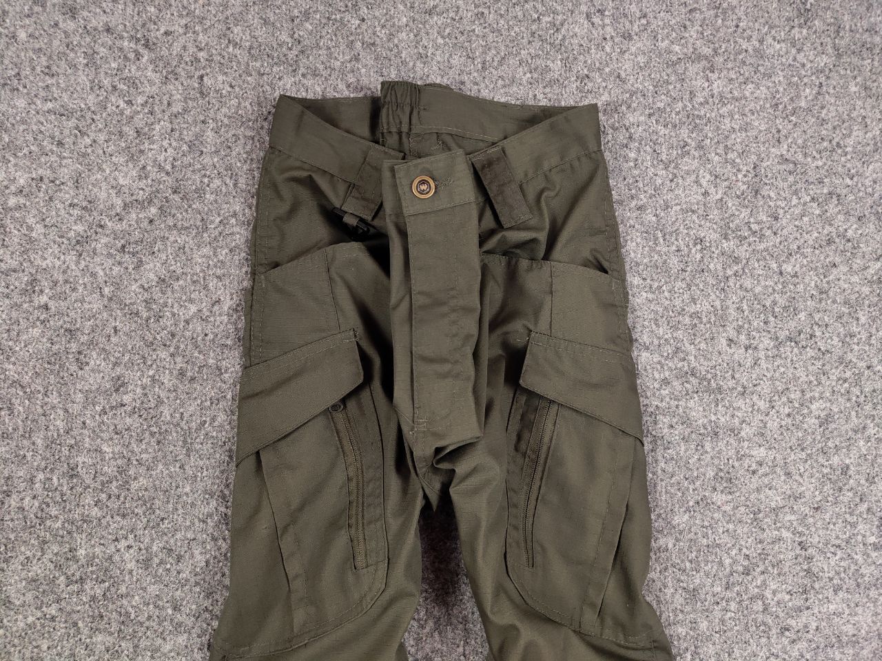 Japanese Brand Vintage 90's Japan Military Tactical Olive Cargo Pants Size US 32 / EU 48 - 2 Thumbnail