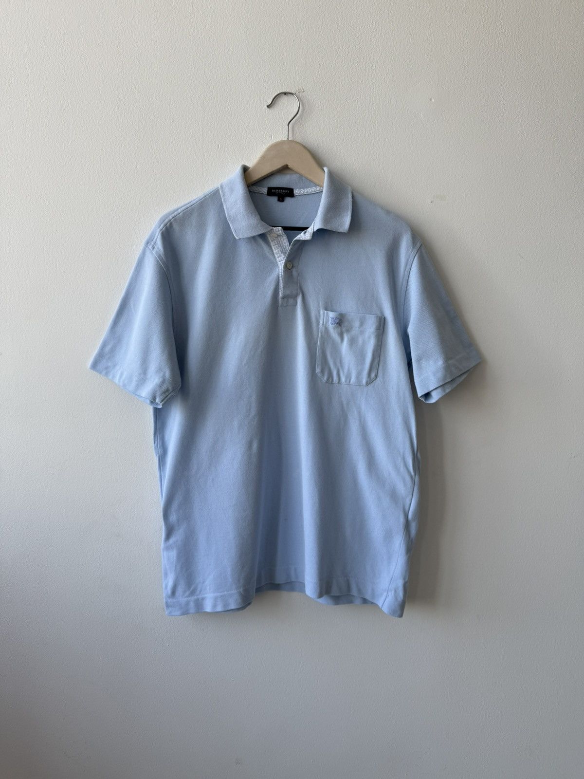 Burberry Burberry Vintage Blue Men Polo Shirt Size US XL / EU 56 / 4 - 1 Thumbnail