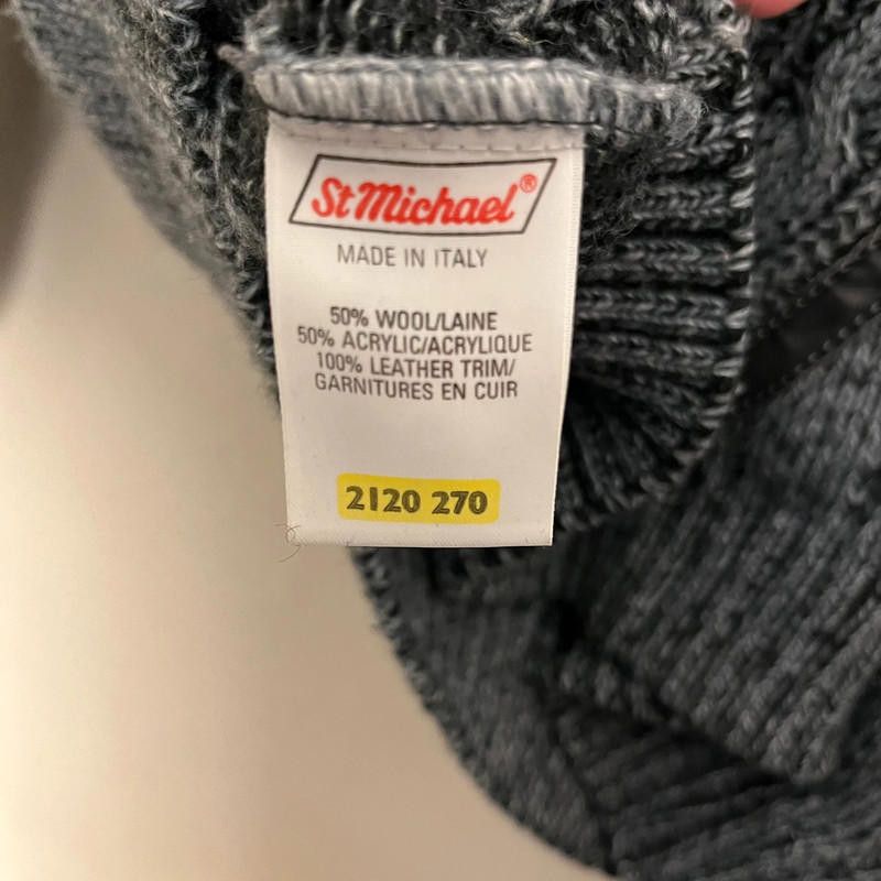 Designer St. Michael’s Knitted V-Neck Jumper - M Size US M / EU 48-50 / 2 - 5 Thumbnail