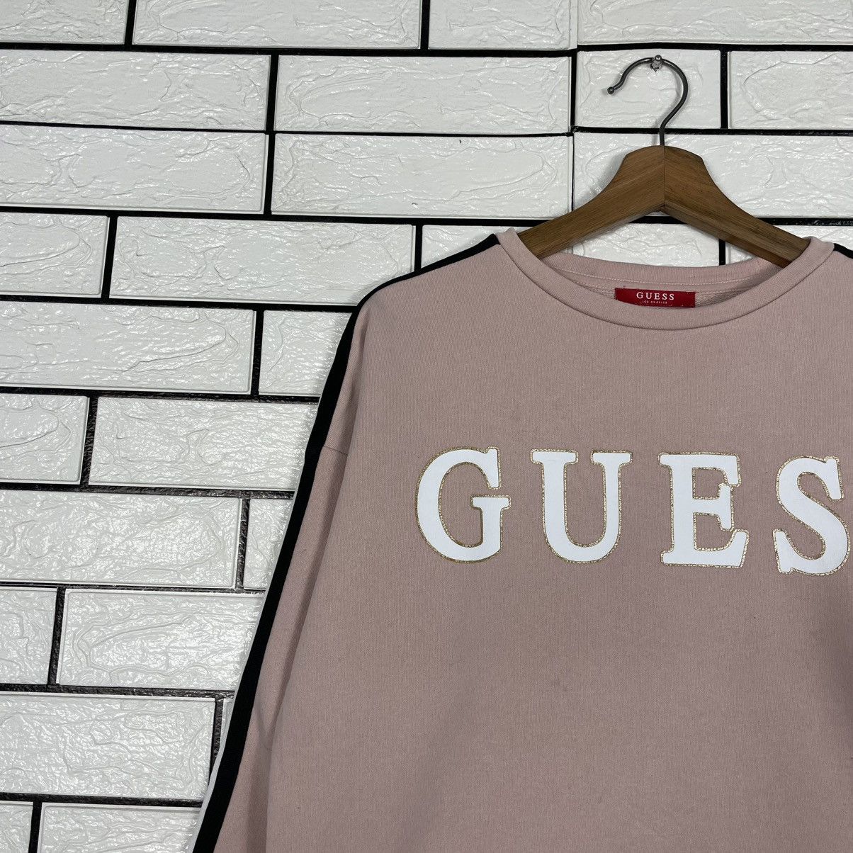 Guess Guess Big Logo Pink Sweatshirt Size S / US 4 / IT 40 - 6 Thumbnail