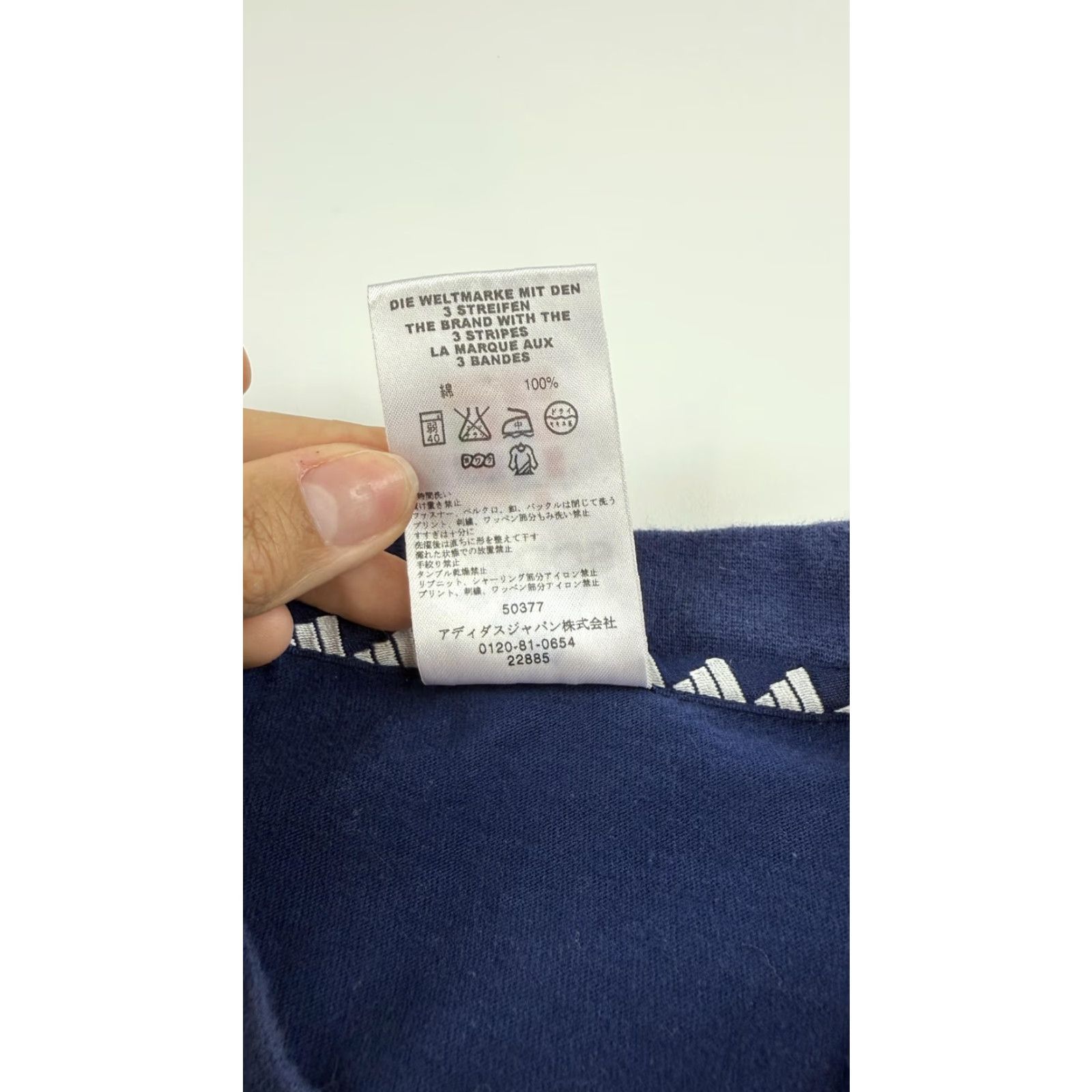 Adidas VINTAGE Adidas T-Shirt Men Large Athletic Logo Tee Navy Blue 90s Sports Casual Size US L / EU 52-54 / 3 - 5 Thumbnail