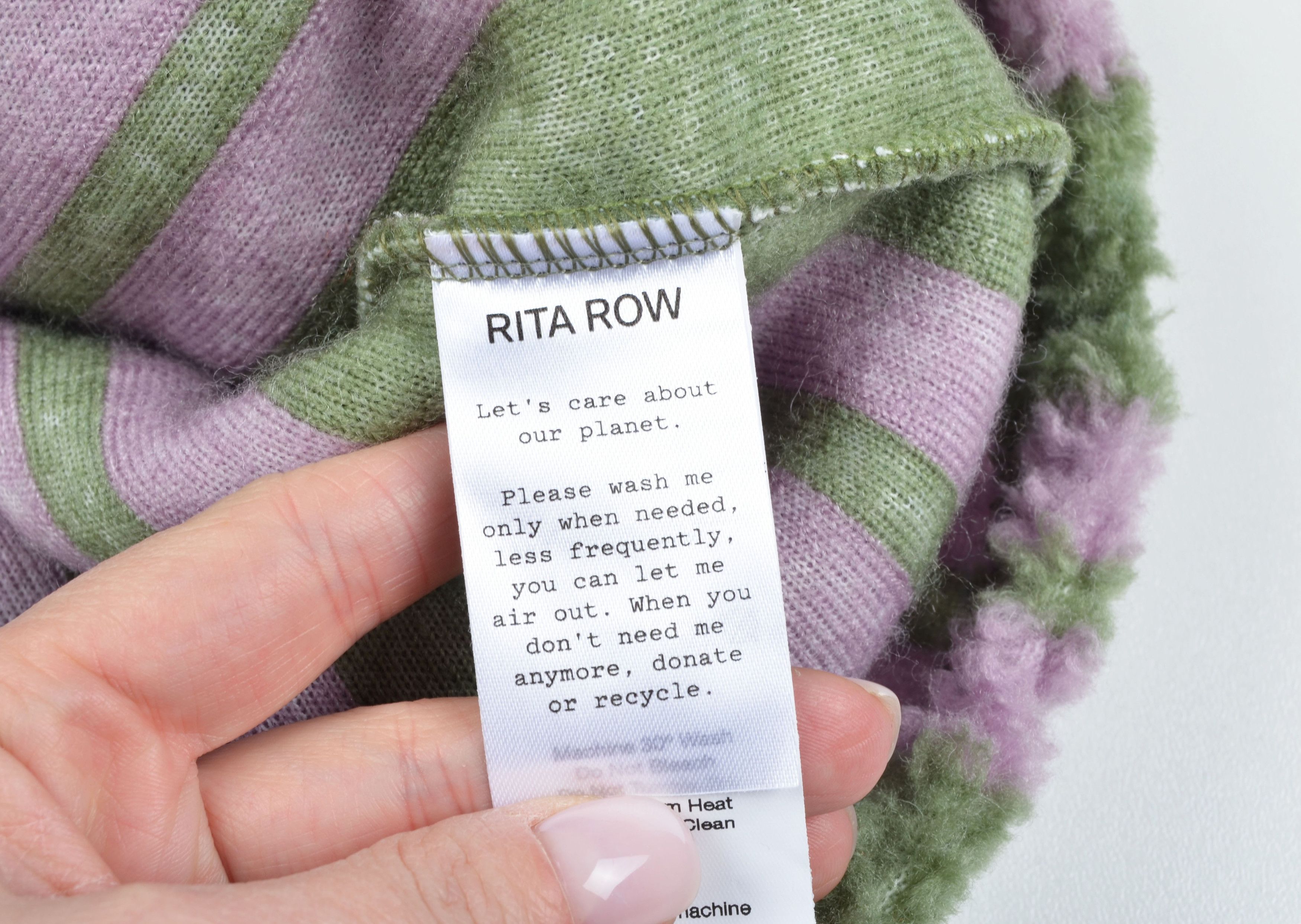 Other Rita Row Striped Fluffy Crew Neck Fleece Jumper Size S / US 4 / IT 40 - 9 Thumbnail