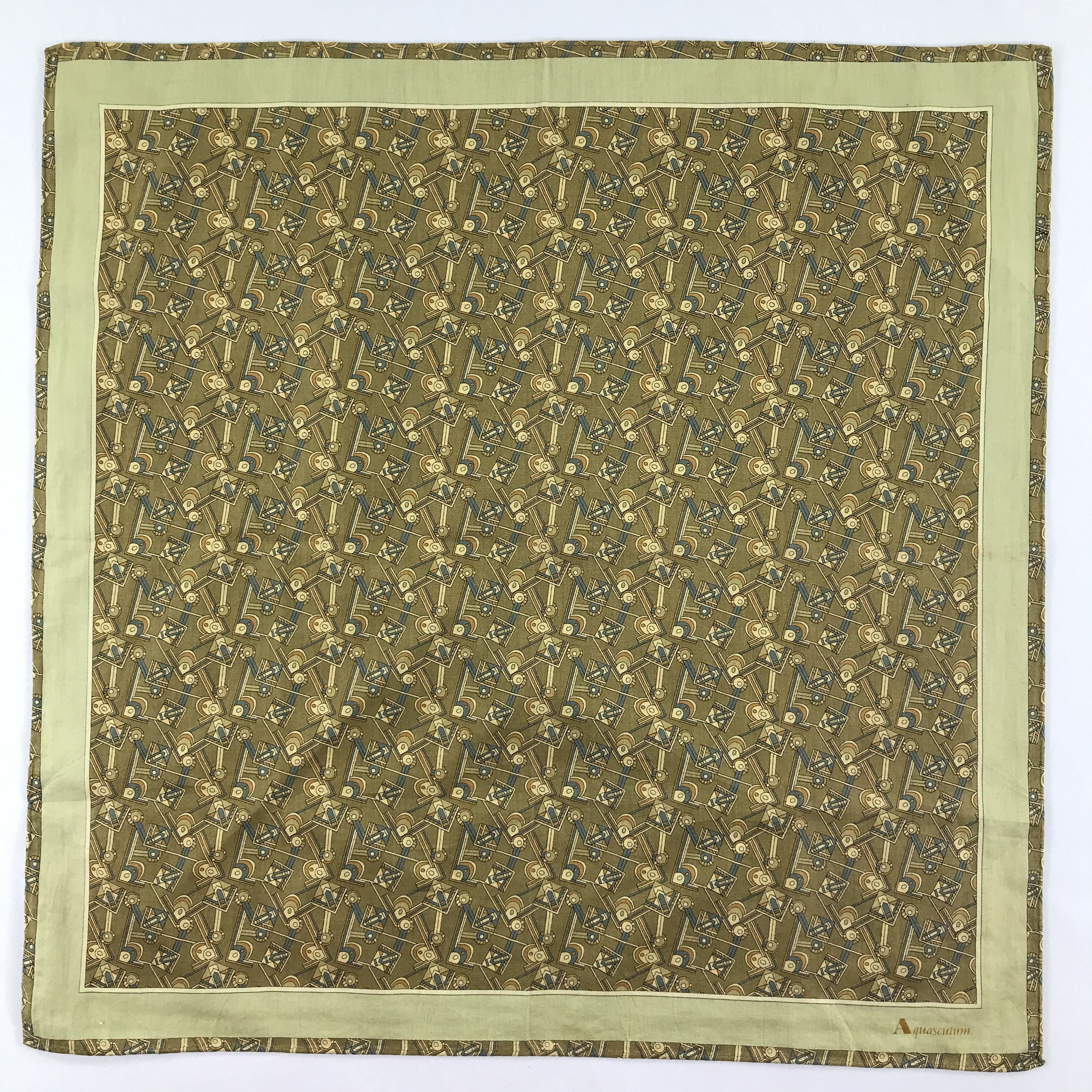Aquascutum × Vintage Aquascutum Handkerchief / Neckerchief / Bandana Size ONE SIZE - 3 Thumbnail