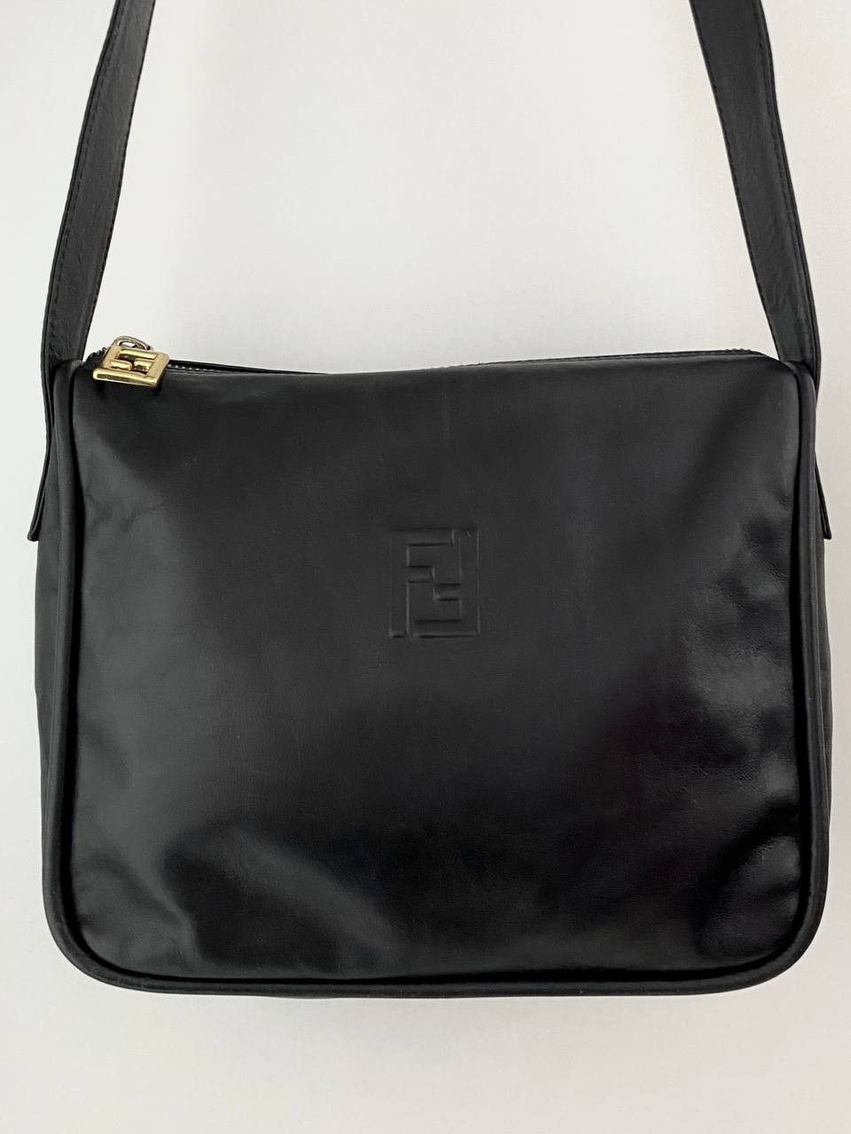 Fendi Fendi FF Zucca Logo Leather Hand Shoulder Bag Vintage Y2K Size ONE SIZE - 3 Thumbnail