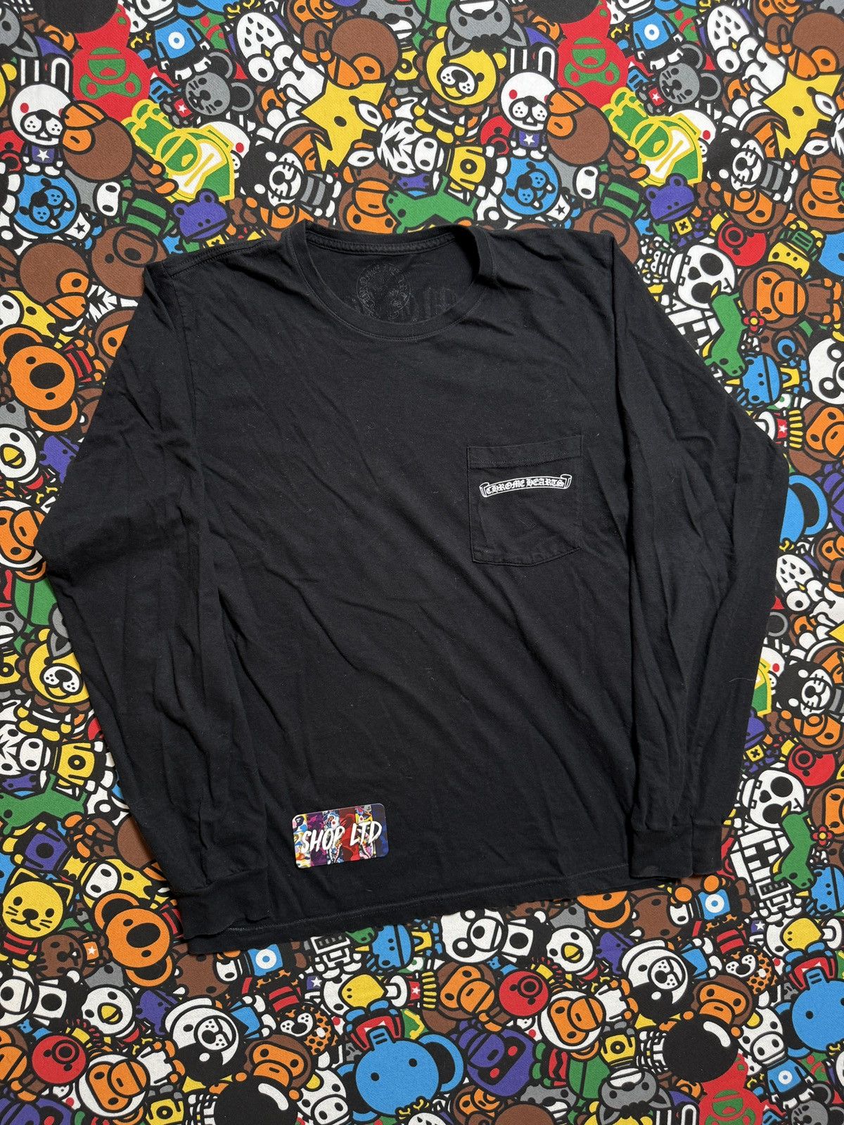 Chrome Hearts Chrome Hearts Black Script Logo Long Sleeve Tee Size US M / EU 48-50 / 2 - 3 Thumbnail