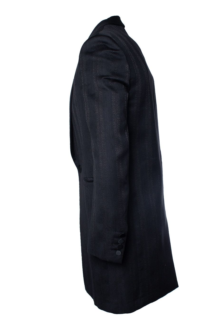 Saint Laurent Paris Saint Laurent, Long jacquard woven blazer Size 50R - 2 Thumbnail