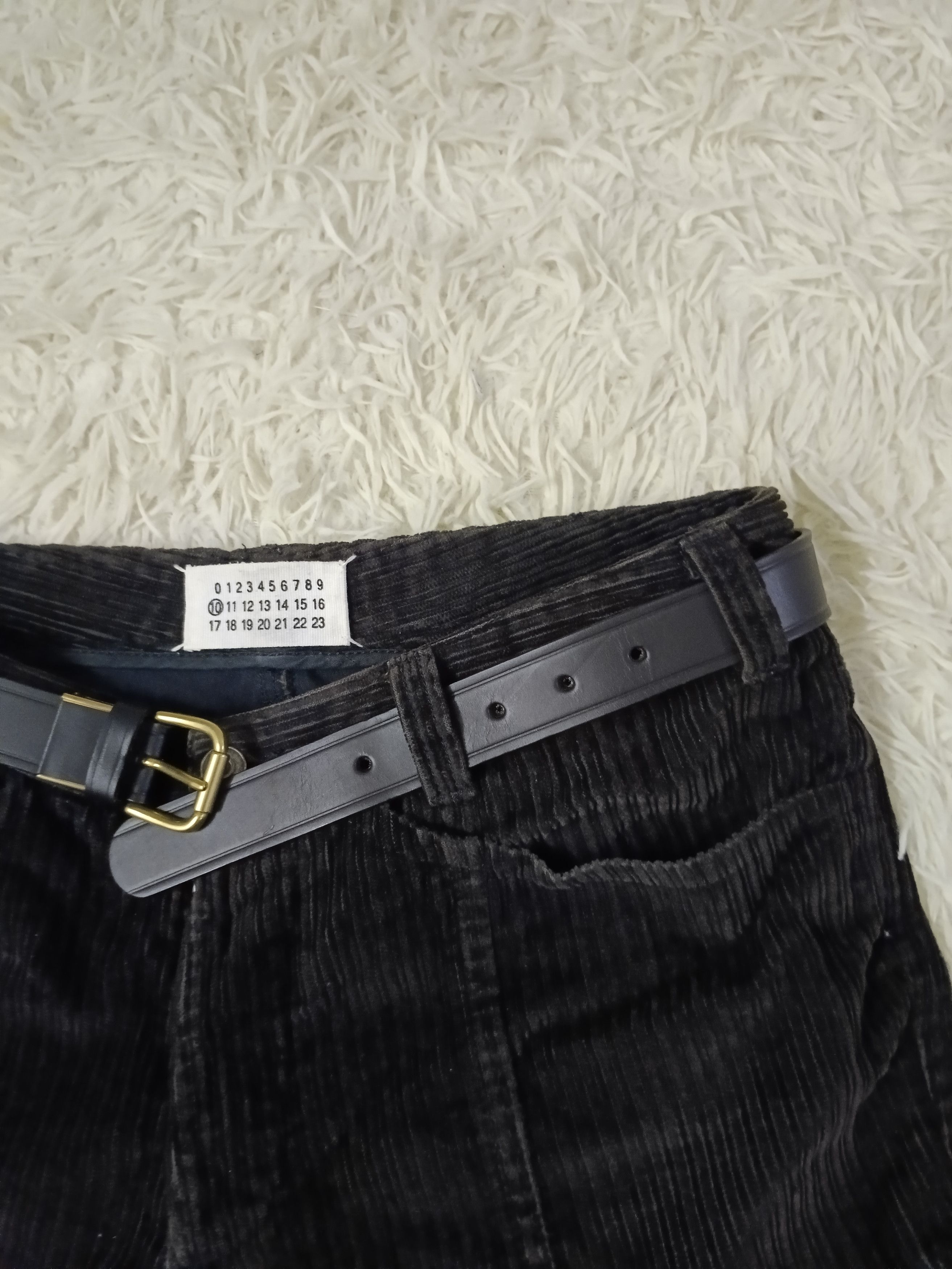 Yohji Yamamoto YOHJI YAMAMOTO BLACK LEATHER BELT Size ONE SIZE - 3 Thumbnail