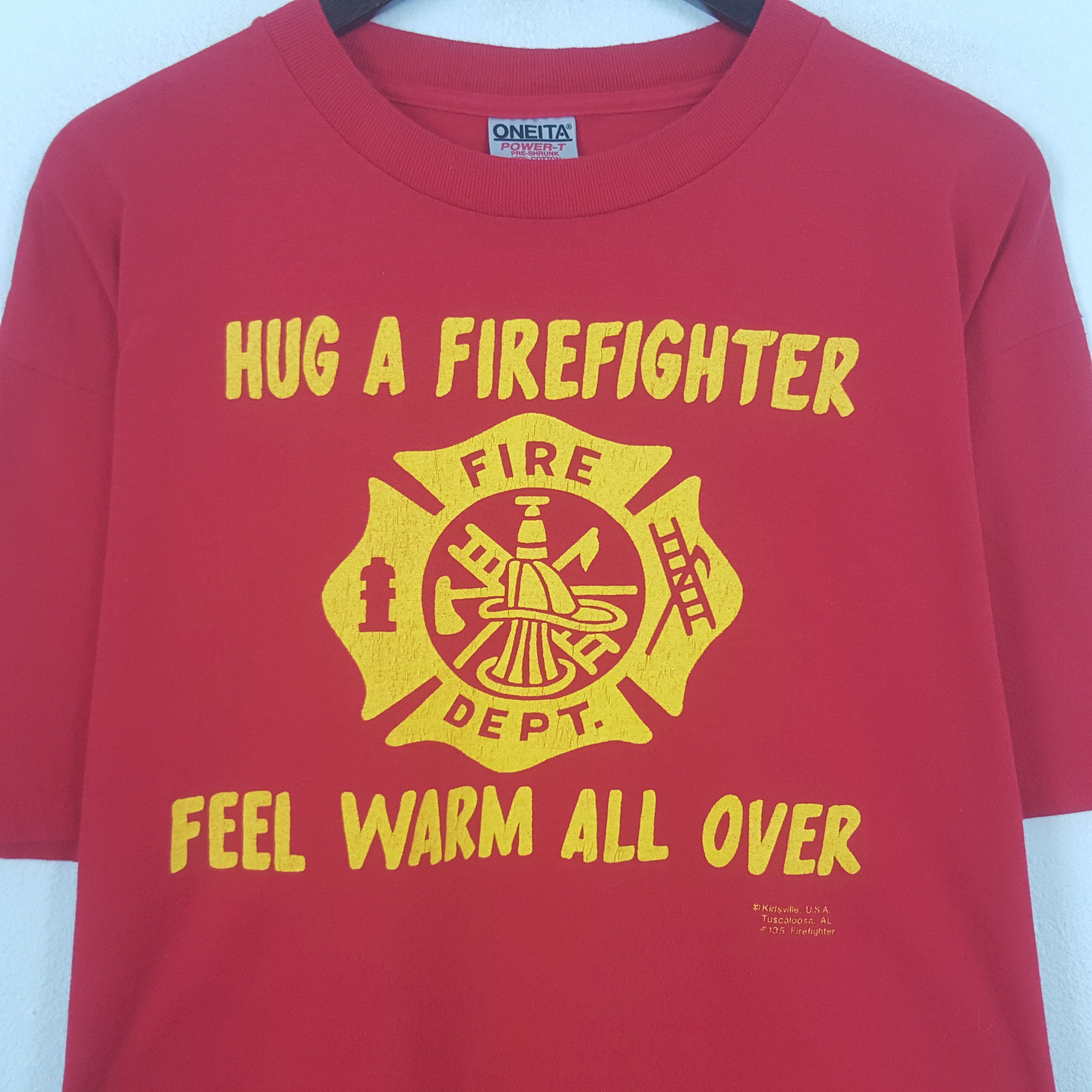 Other Vintage Hug A Firefinger Tshirt Size US XL / EU 56 / 4 - 2 Thumbnail