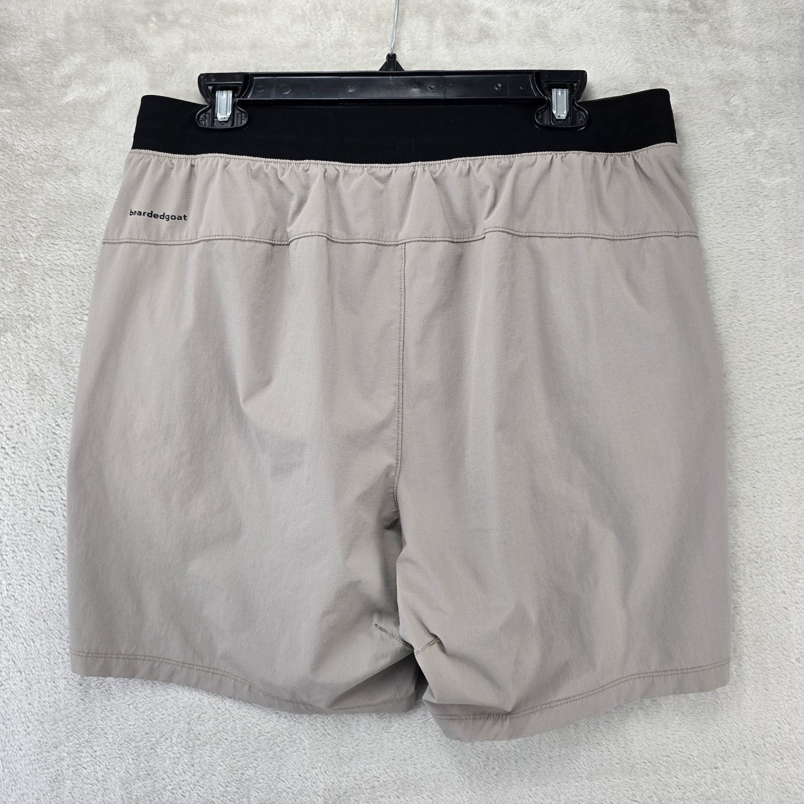 Other Bearded Goat Rambler Shorts Mens Large Beige Black Athletic Size US 32 / EU 48 - 8 Thumbnail
