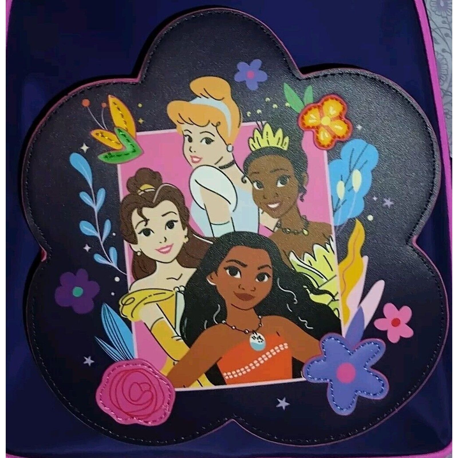 Disney Disney Princess PowerFlower Screen-art applique Backpack 10" Size ONE SIZE - 4 Thumbnail