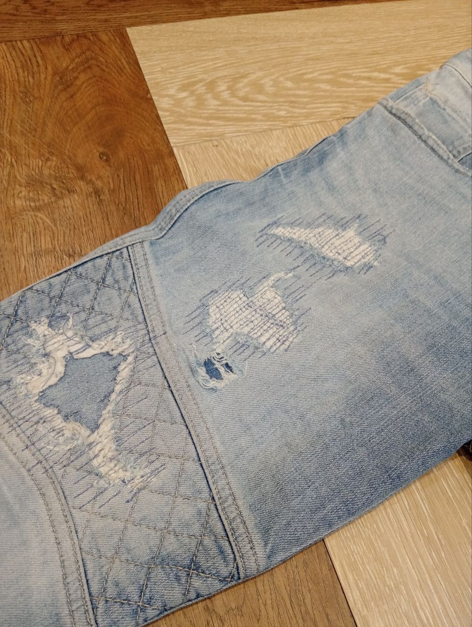 Vanquish VANQUISH JAPAN DISTRESSED BIKER JEANS - SIZE 30 Size US 30 / EU 46 - 10 Thumbnail