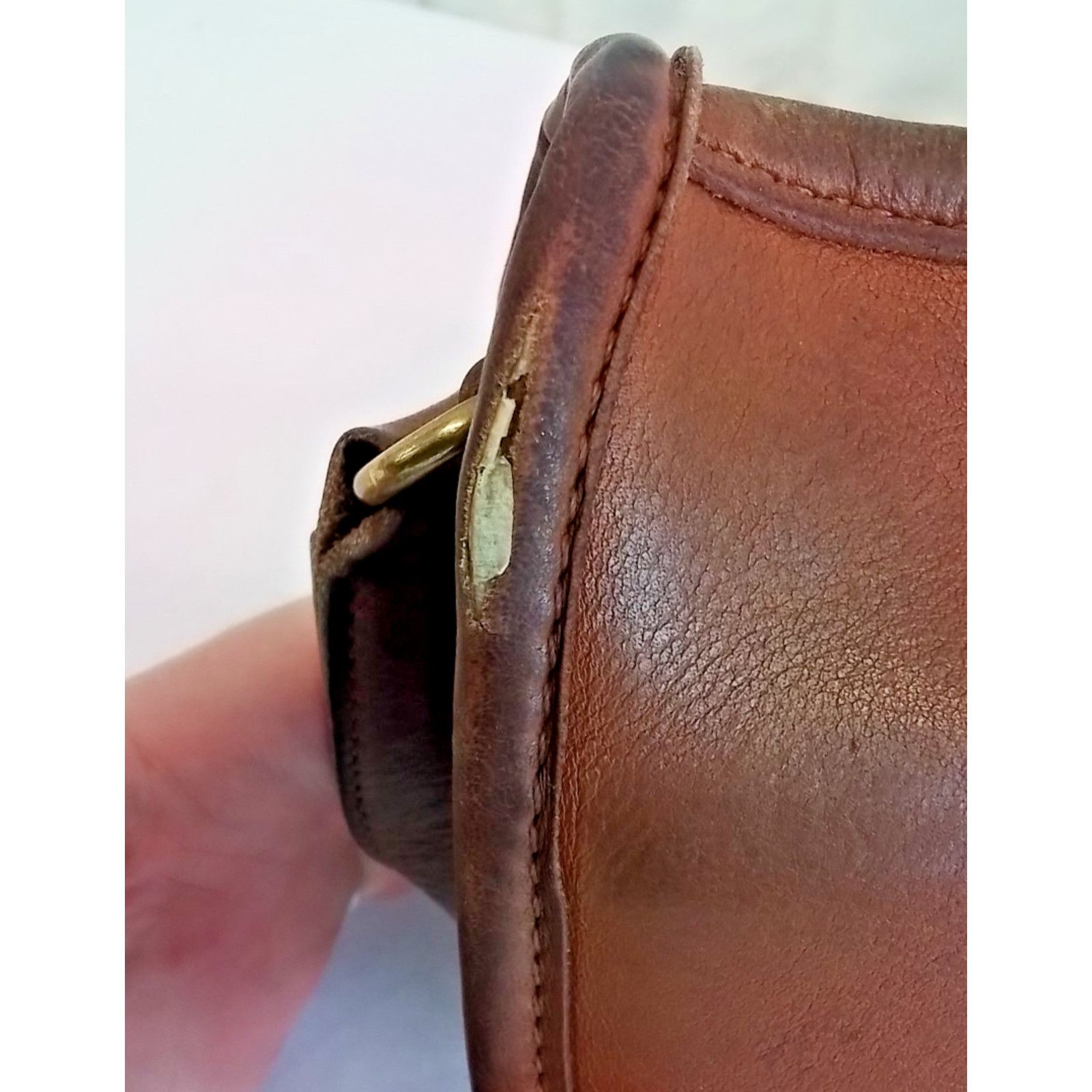 Coach Coach Wendie Bag Crossbody Purse British Tan Vintage 1989 Size ONE SIZE - 11 Thumbnail