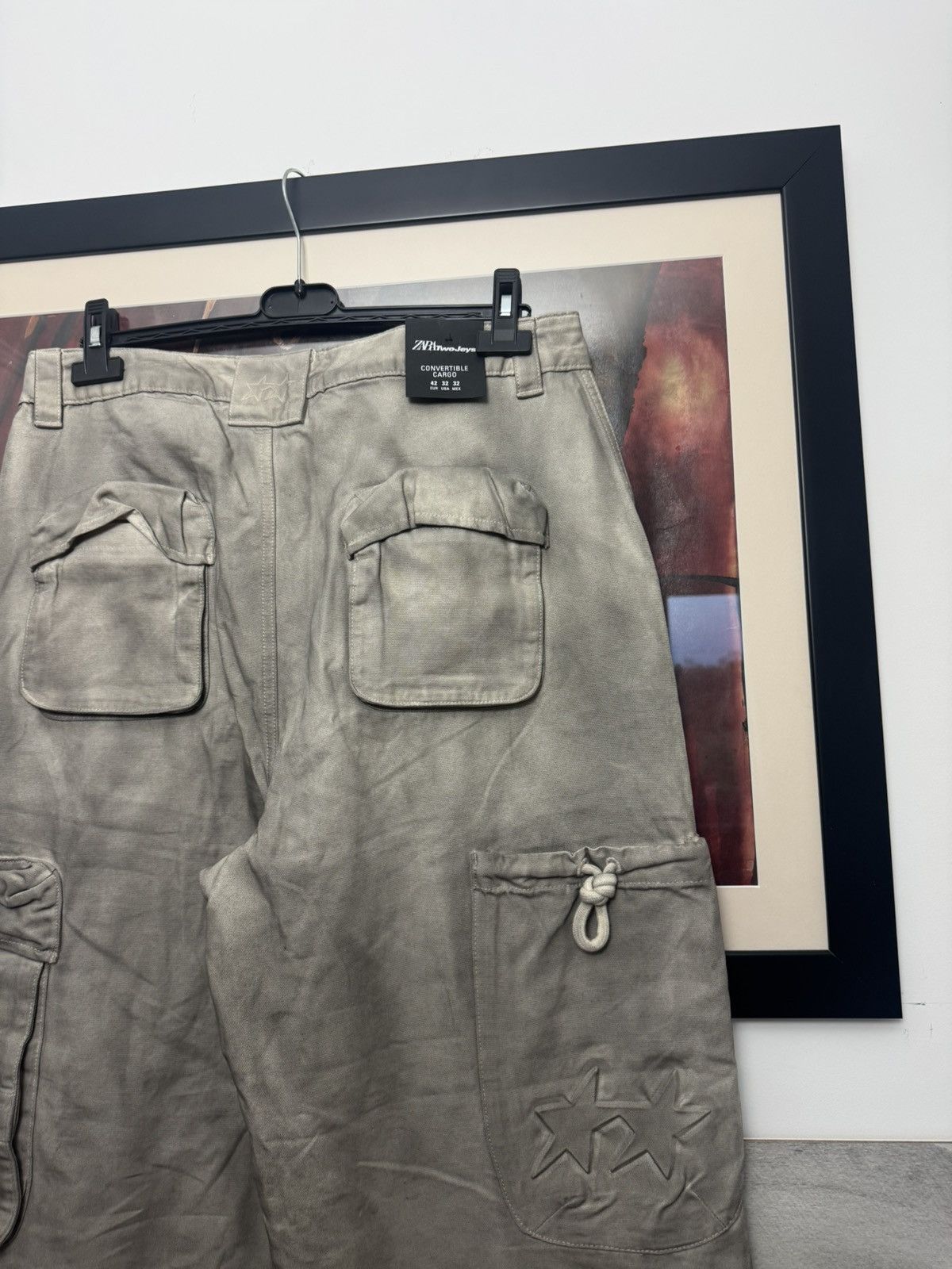 Zara Twojeys x Zara Star Relaxed Oversize Cargo Pants Multipocket Size US 38 / EU 54 - 3 Thumbnail