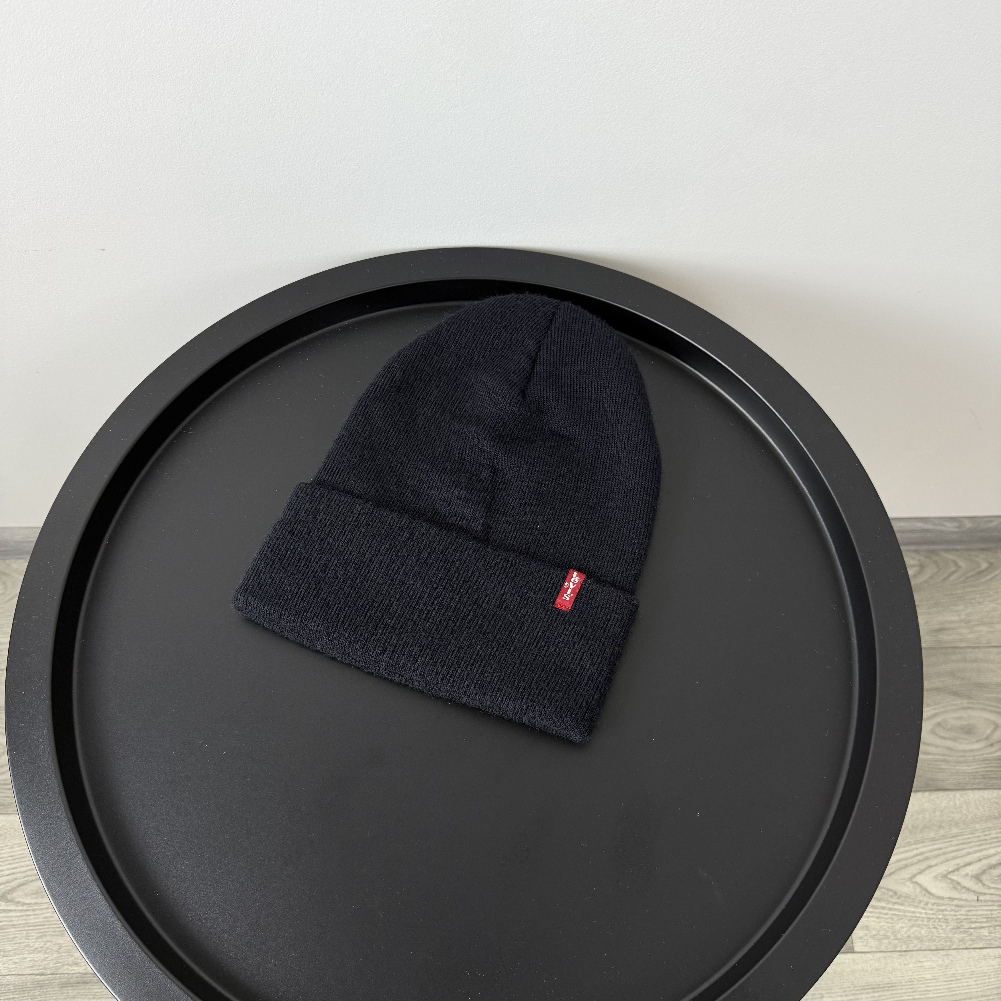 Levi's Vintage Levi's Black Beanie Winter Hat Size ONE SIZE - 2 Thumbnail