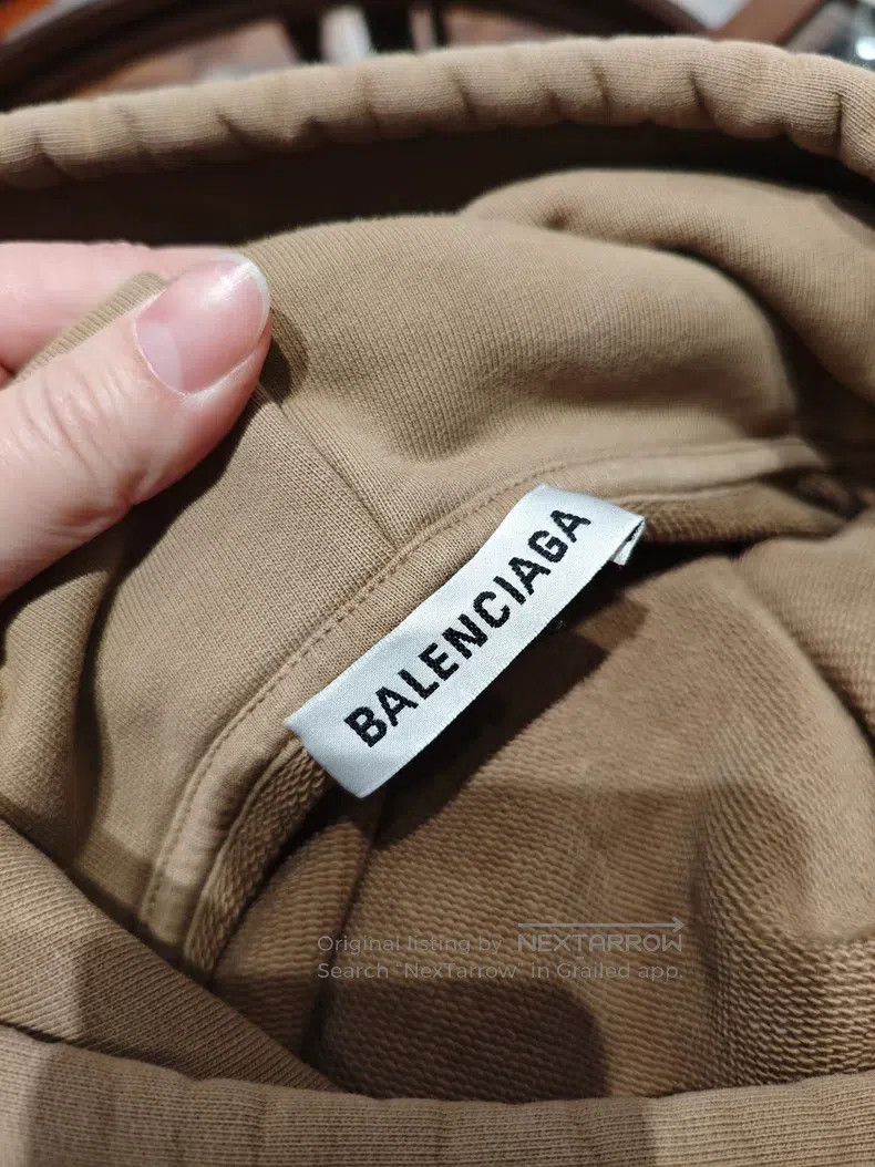 Balenciaga Balenciaga Sweatshirt - Khaki Size US S / EU 44-46 / 1 - 3 Thumbnail
