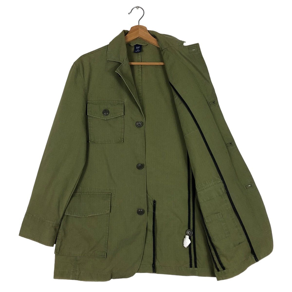 Japanese Brand 🔥Vtg Military Chore Jacket Design Gap Japan Issey Miyake Size US S / EU 44-46 / 1 - 9 Thumbnail