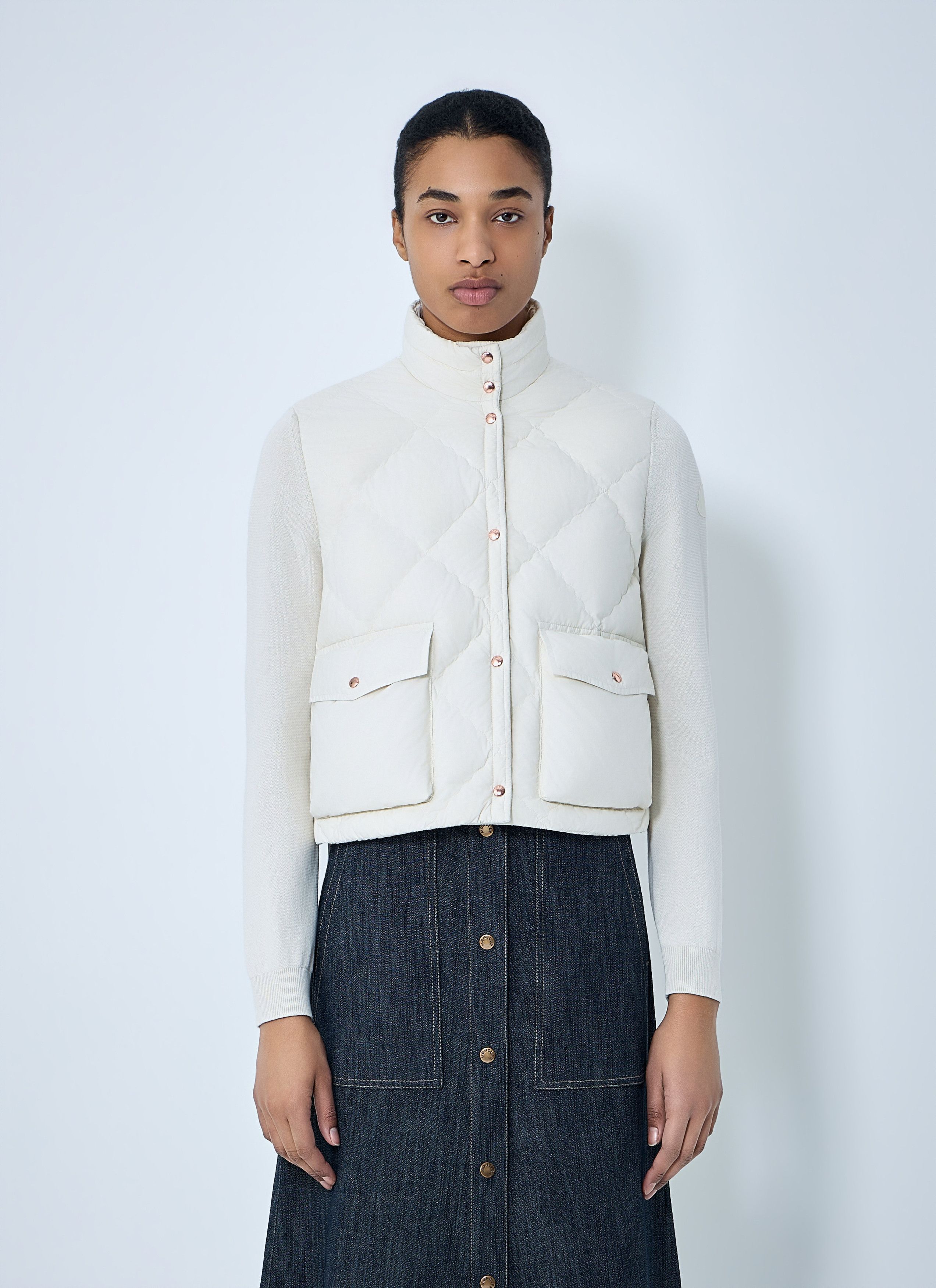 Moncler Diamond-Quilted Gilet Size XS / US 0-2 / IT 36-38 - 1 Thumbnail