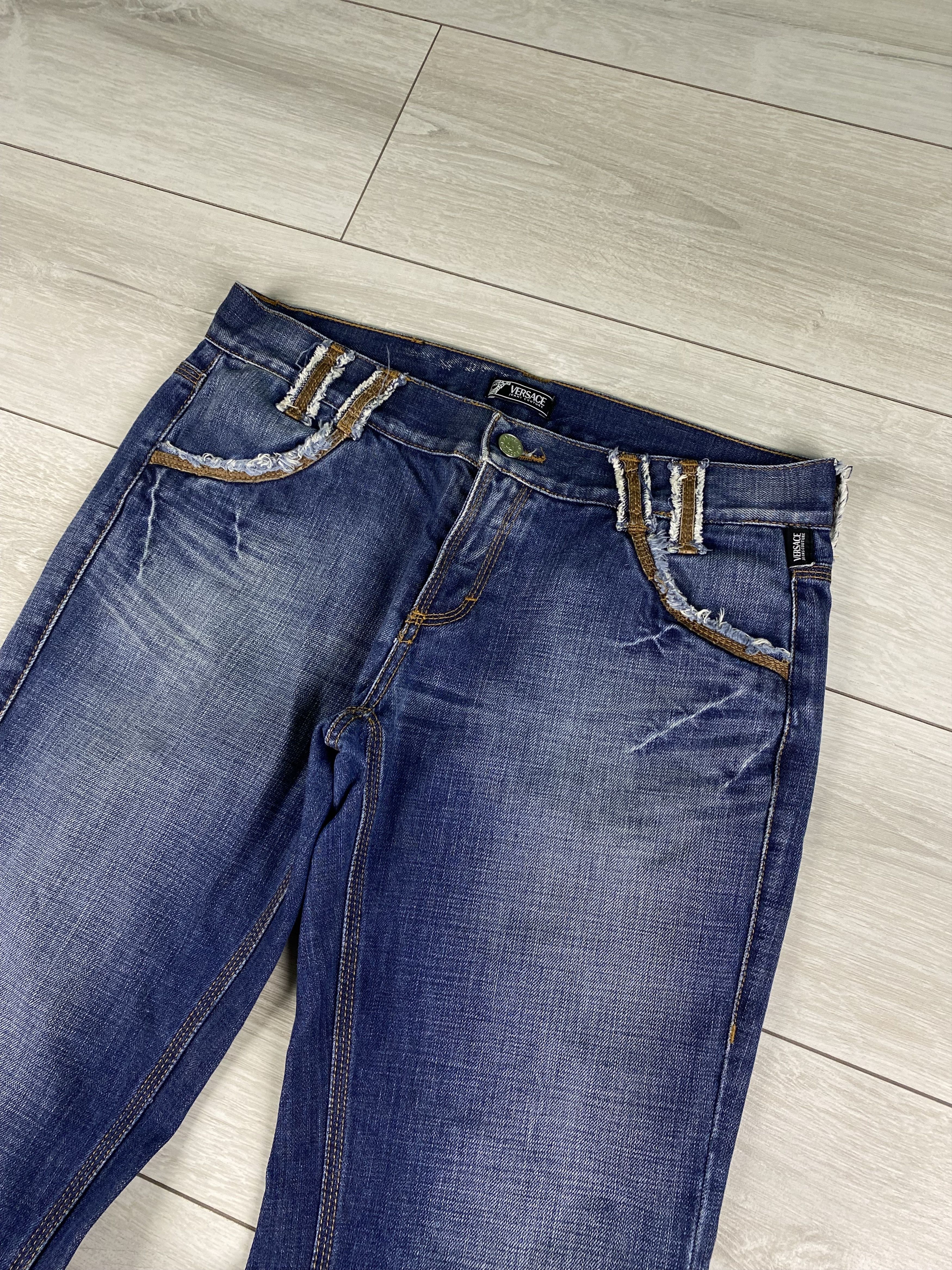 Versace Jeans Couture Rare vintage Versace jeans couture stright jeans size 29 Size 29" - 4 Thumbnail