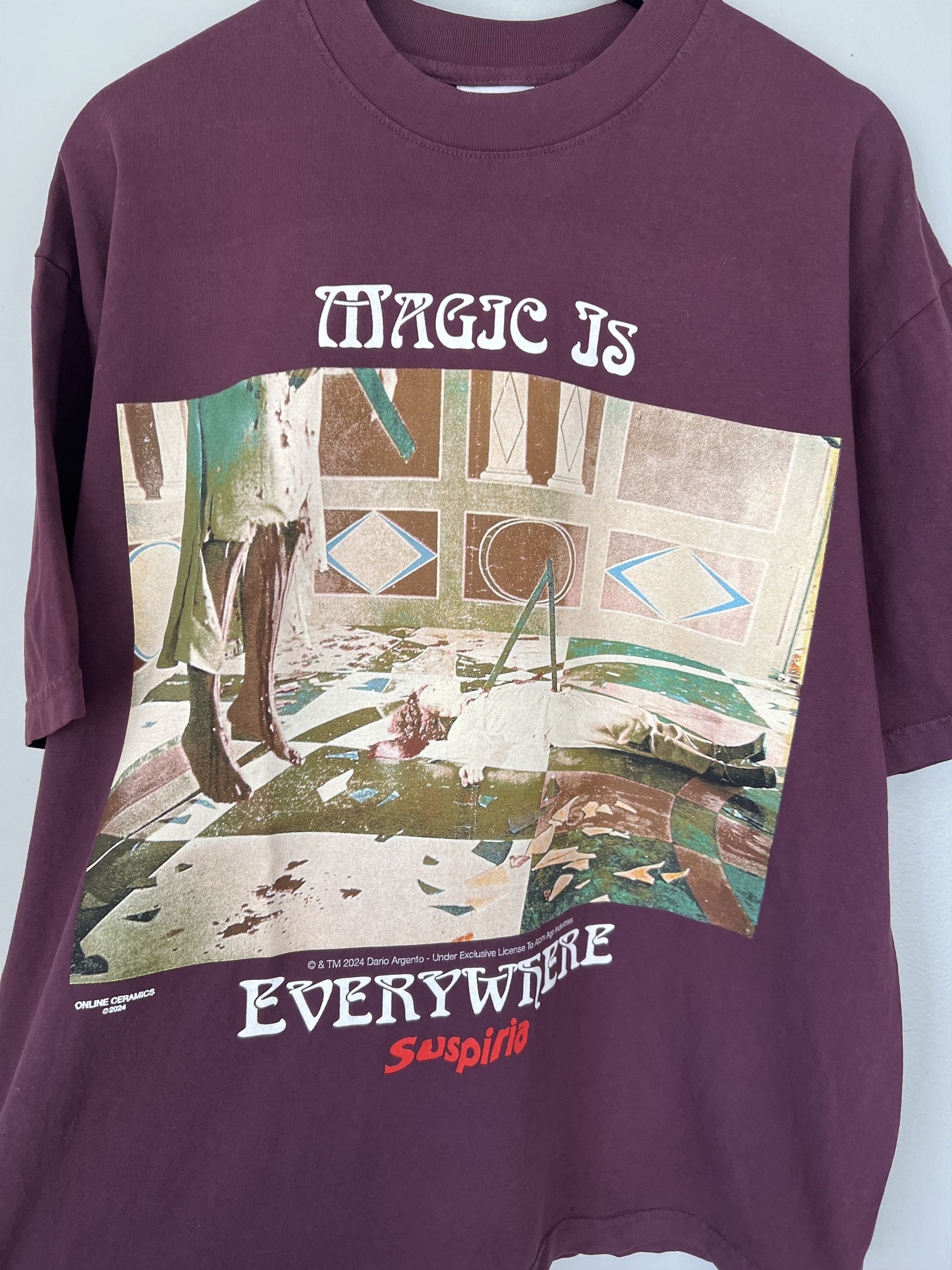 Online Ceramics Online Ceramics Suspiria Magic Is Everywhere Tee in Purple Size US L / EU 52-54 / 3 - 2 Thumbnail