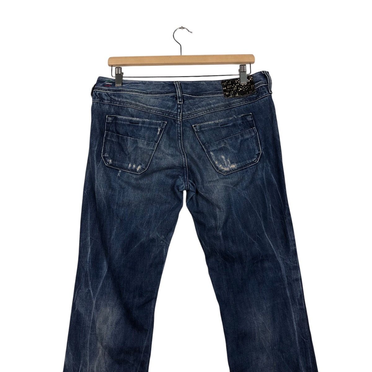Diesel 📌Vintage Denim Jeans Diesel Parachute Bondage Biker Style Size US 32 / EU 48 - 12 Thumbnail