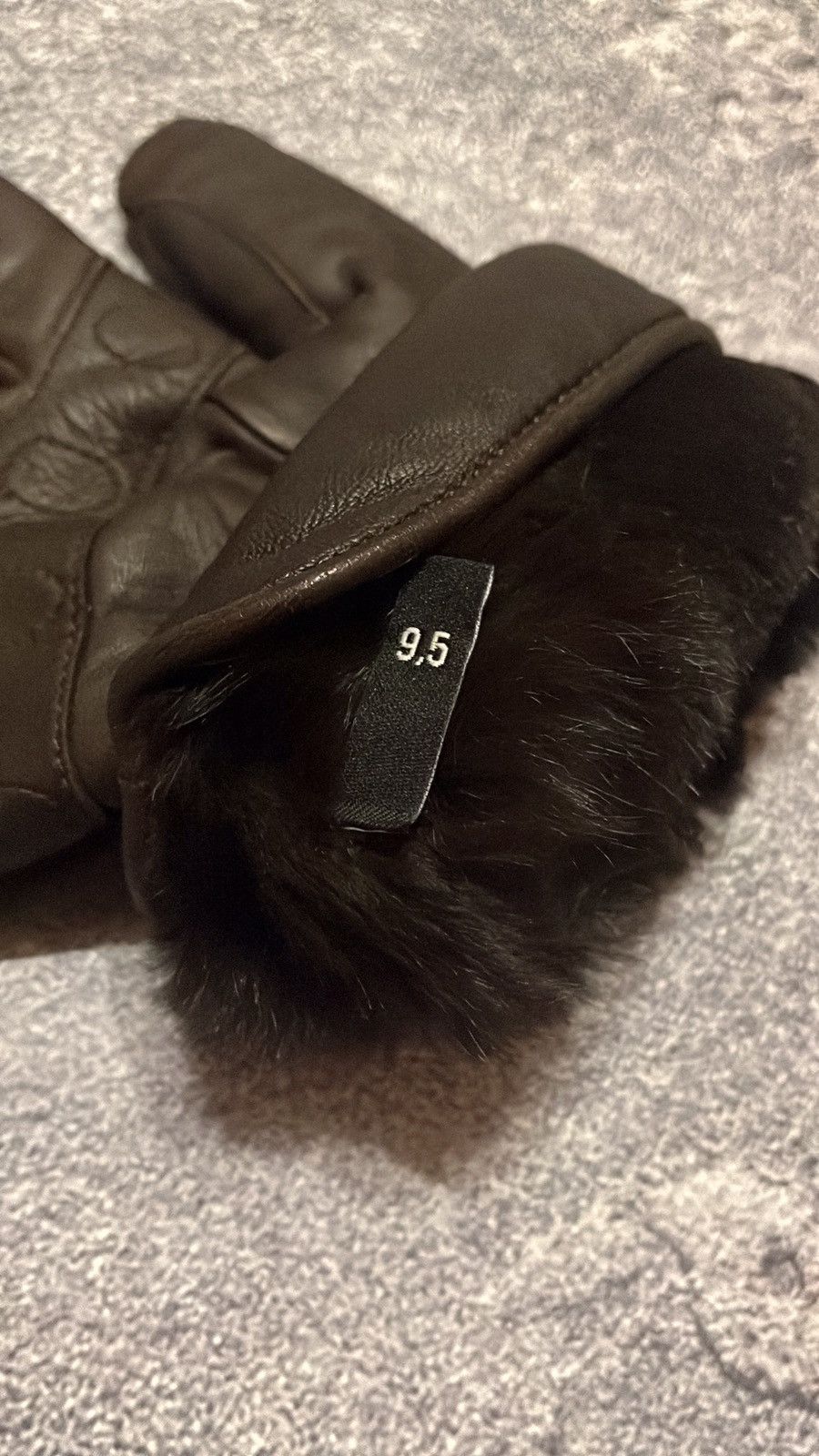 Longchamp Longchamp Leather LuxFur Elegance Gloves Made in Philippines Size ONE SIZE - 9 Thumbnail