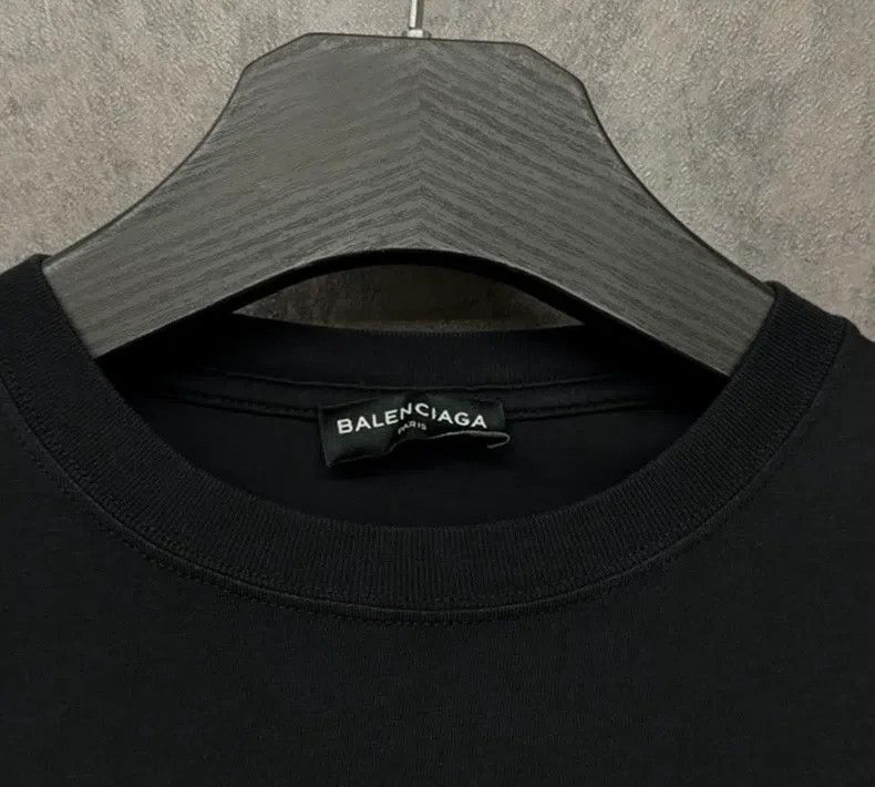 Balenciaga Balenciaga Chest Logo Black Casual Short Sleeve Size US M / EU 48-50 / 2 - 3 Thumbnail