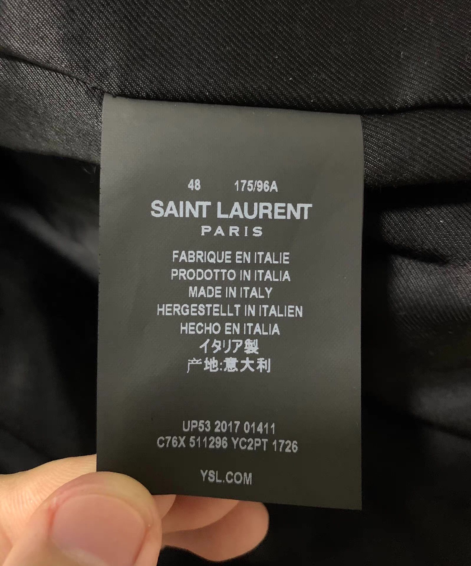 Saint Laurent Paris Saint Laurent SLP 18SS Q12 Size US L / EU 52-54 / 3 - 7 Thumbnail