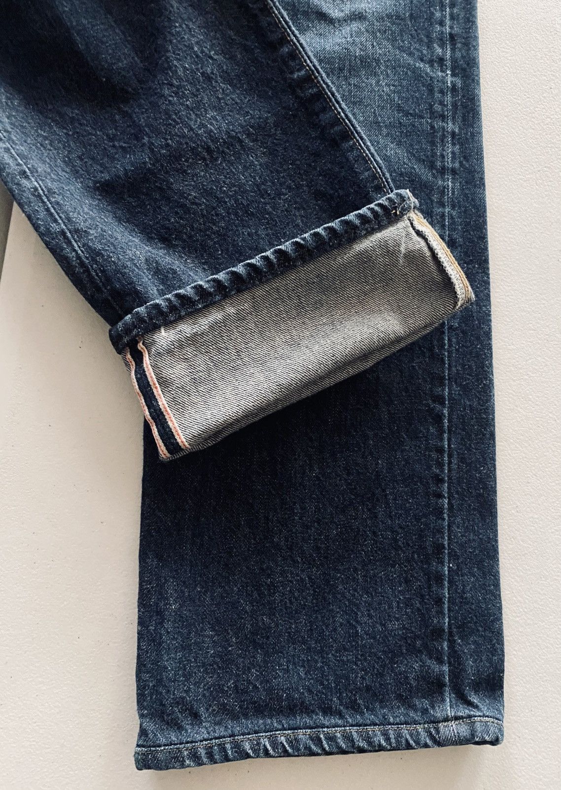RRL Ralph Lauren RRL Slim Fit American Selvedge Still Water Wash 2 Jeans 32 Size US 32 / EU 48 - 20 Thumbnail