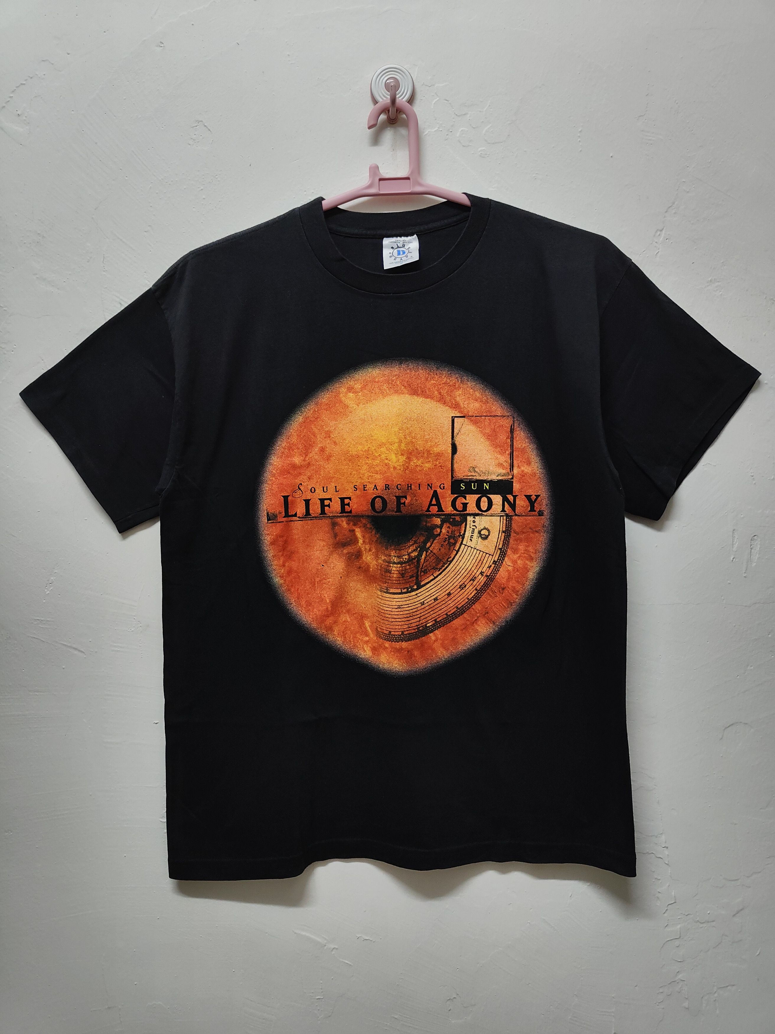 image of Band Tees Life Of Agony "soul Searching Sun" 1997 T-Shirt in Black, Men's (Size XL)
