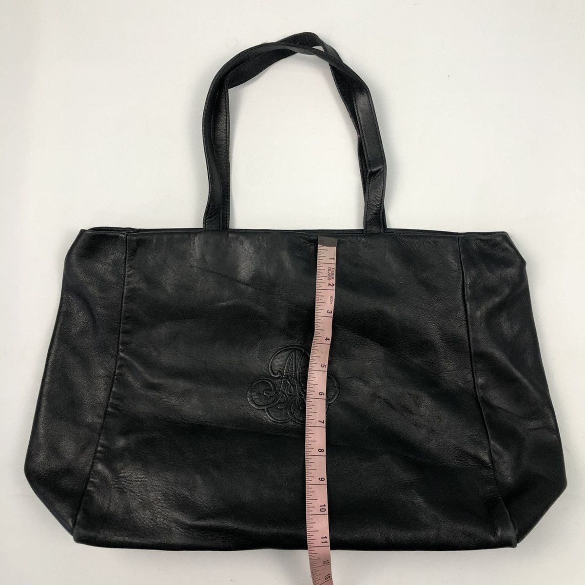 agnes b. AGNES B. FULL LEATHER SHOPPING TOTE BAG Size ONE SIZE - 15 Thumbnail