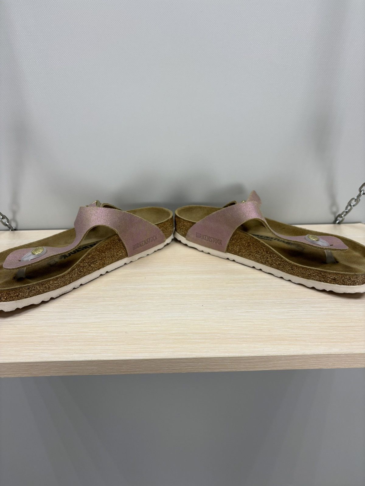 Birkenstock Womens slippers Birkenstock Size 38 Color Pink Size US 8 / IT 38 - 8 Thumbnail
