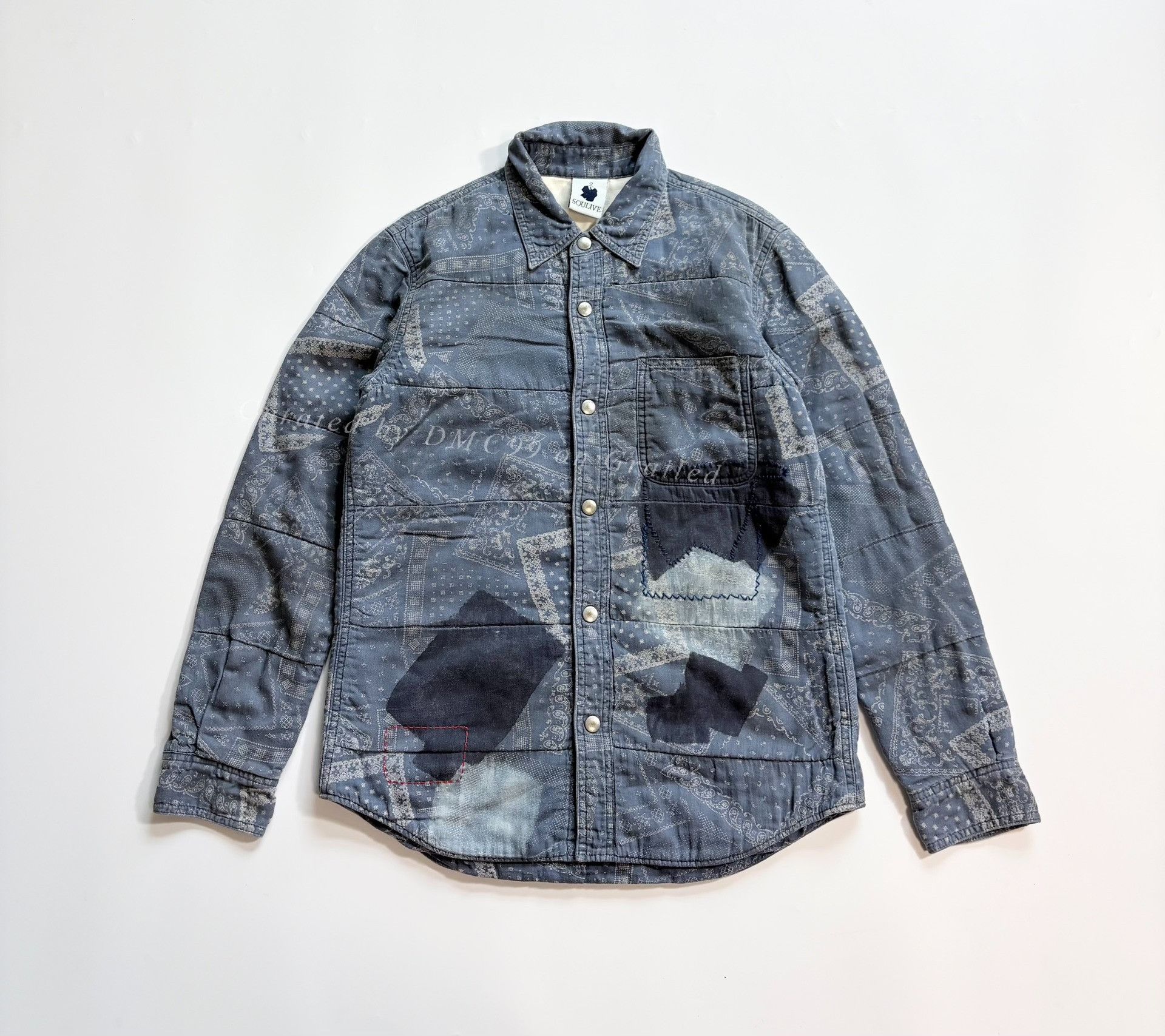 Soulive Soulive Sashiko Cotton Shirt Jacket Size US S / EU 44-46 / 1 - 1 Thumbnail