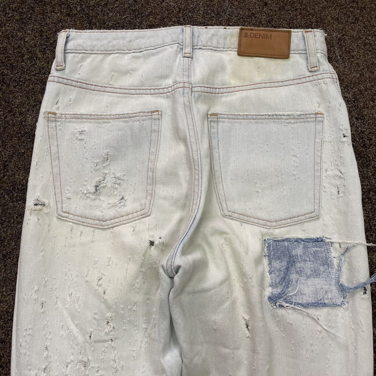 Vintage Vintage Y2K Baggy Distressed Jeans Thrashed Skate Aesthetic Size 34" / US 12 / IT 48 - 3 Thumbnail