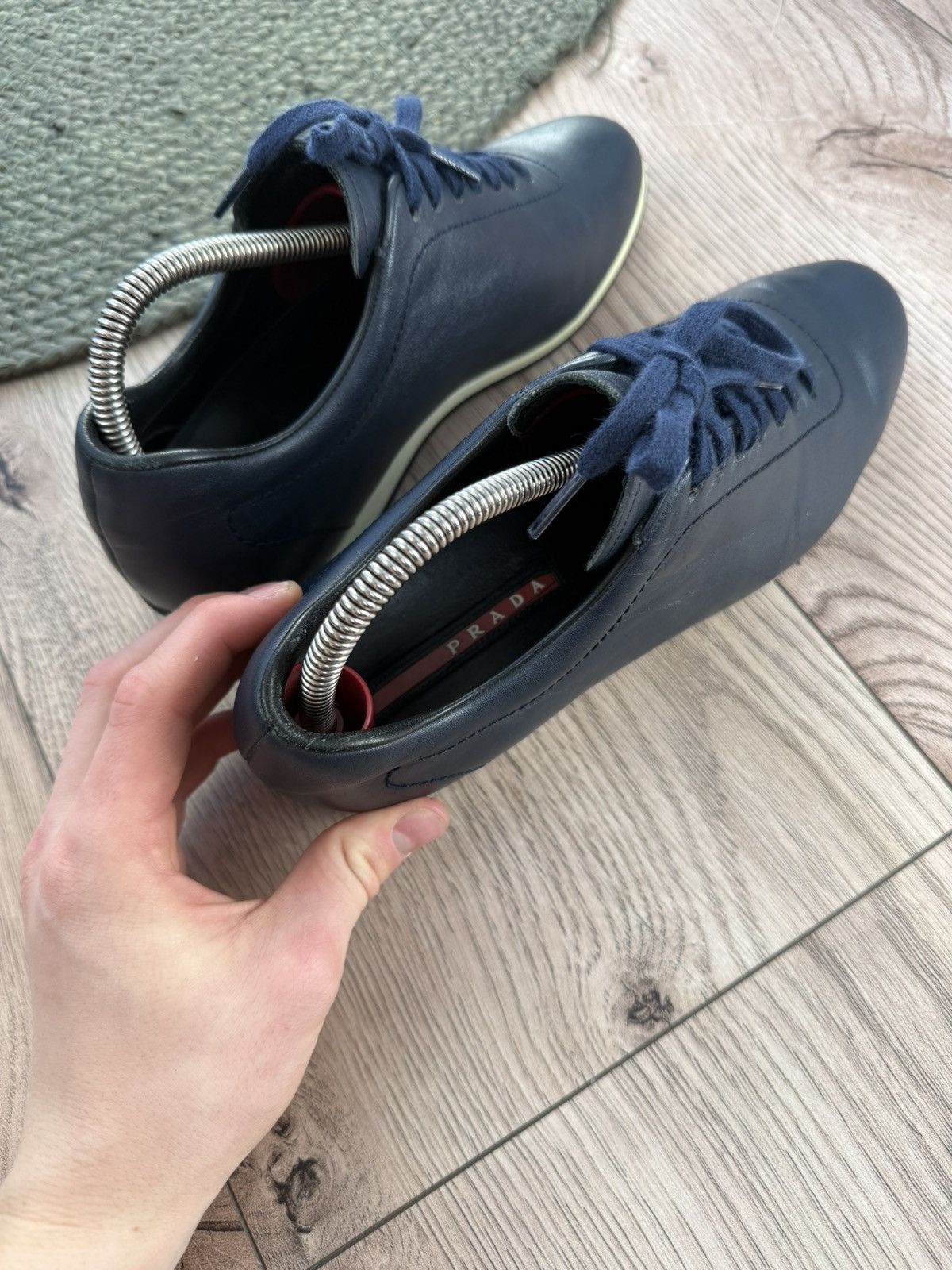 Prada × Vintage Vintage Prada formal shoes black Size US 6 / EU 39 - 7 Thumbnail
