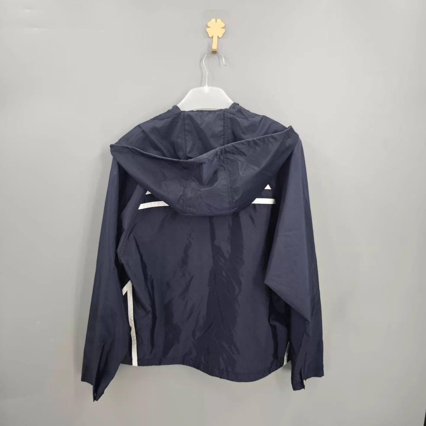 Prada PRADA FW25 Recycled Nylon Zip Women's Blue Jacket Size S / US 4 / IT 40 - 2 Thumbnail