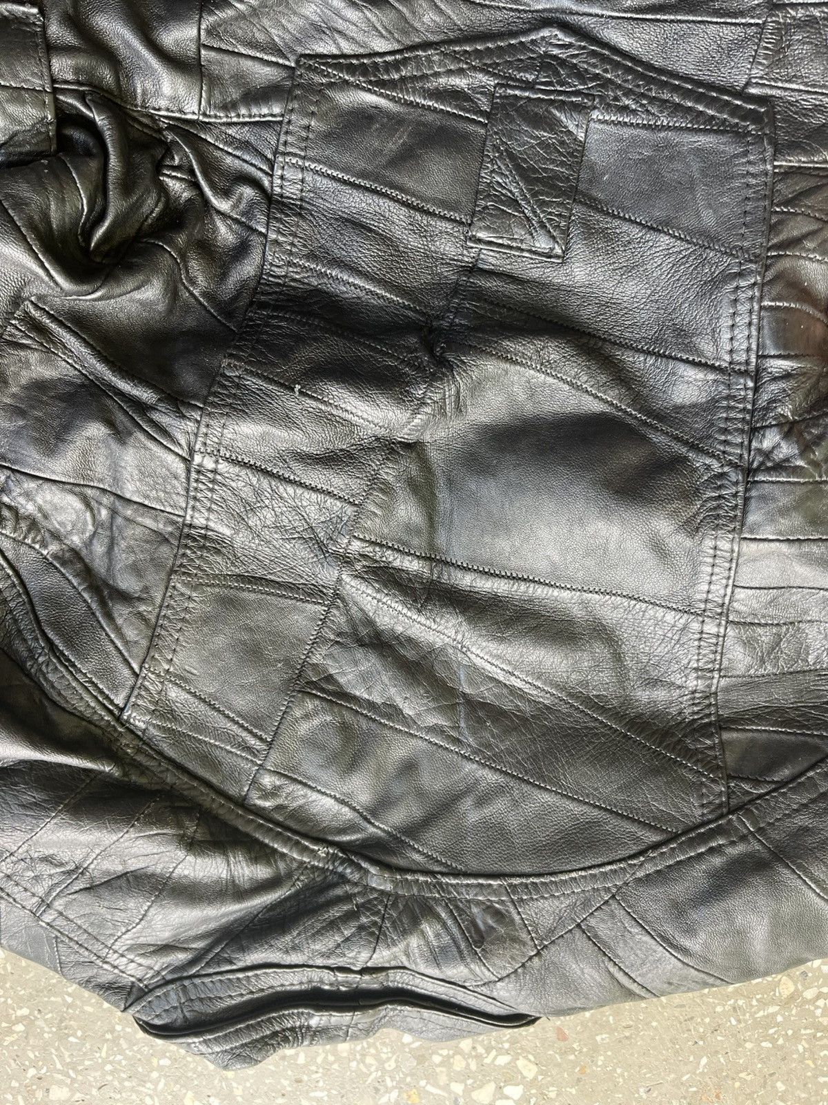 Other Avant Garde Leather Y2K Distressed Scott Style Jacket Size S / US 4 / IT 40 - 9 Thumbnail
