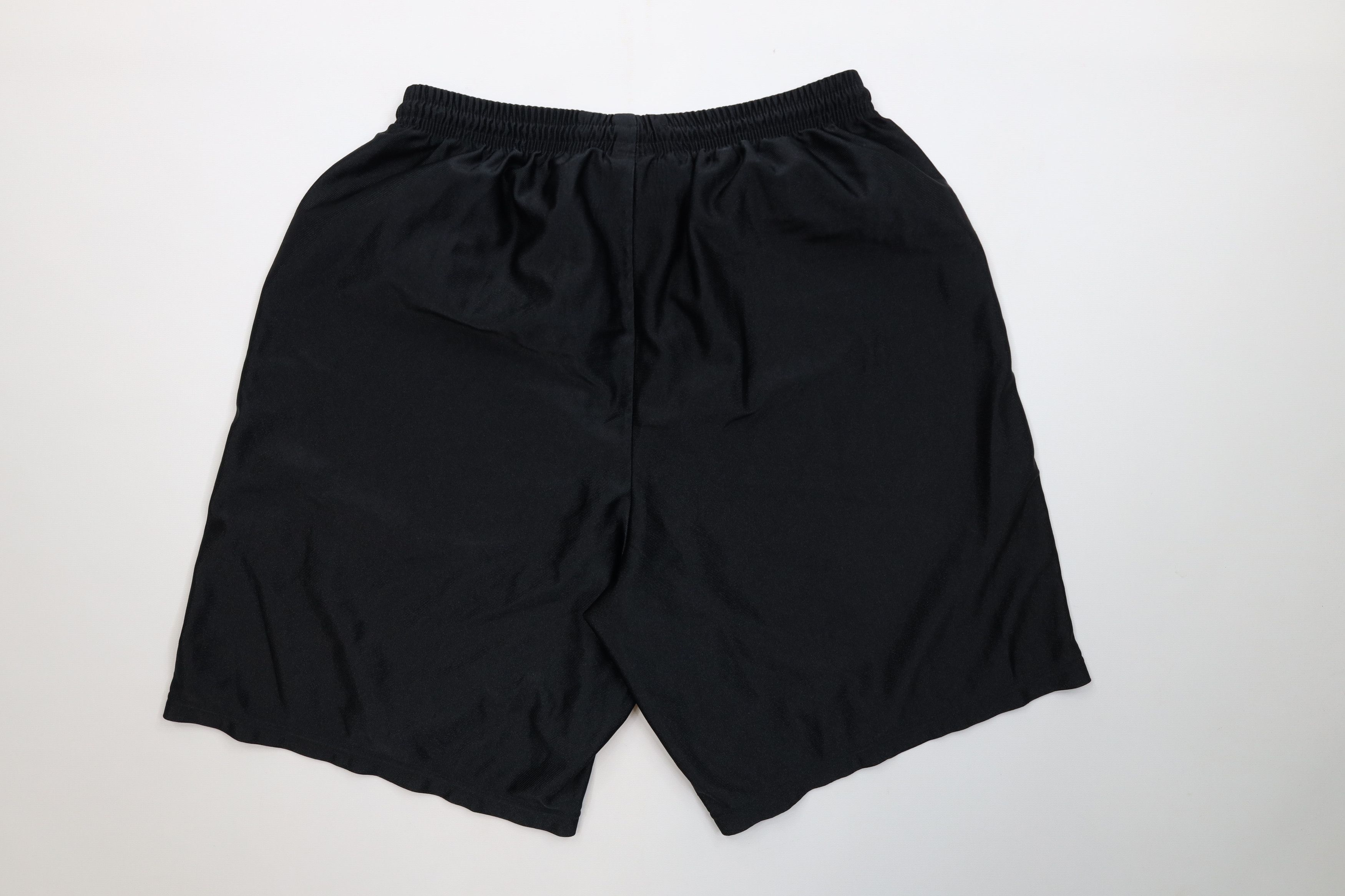 Nike Vintage 90s Nike Mini Swoosh Above Knee Shorts Black USA Size US 32 / EU 48 - 8 Thumbnail