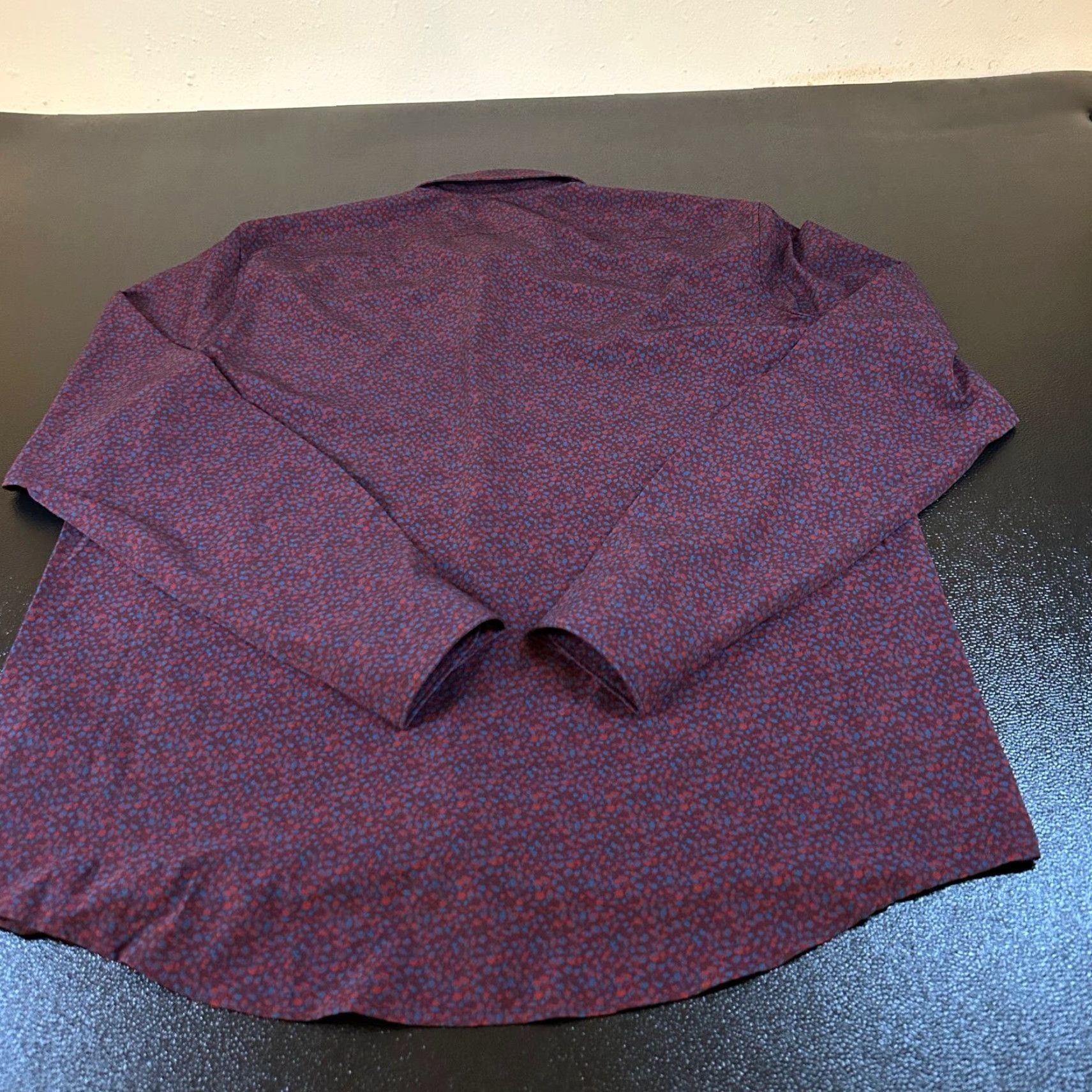 Perry Ellis Perry Ellis Button-Up Shirt Slim Fit Floral 2XLT Men Red Blue NWT Wrinkle Resistant Stretch Long Sleeve Casual Business Party/Cocktail Shirt Size US XXL / EU 58 / 5 - 5 Thumbnail