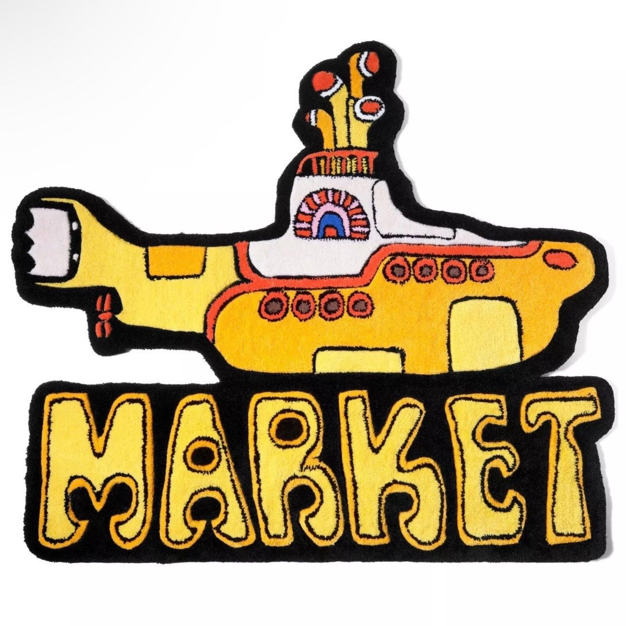 Market YELLOW SUBMARINE PLUSH RUG Size ONE SIZE - 1 Thumbnail