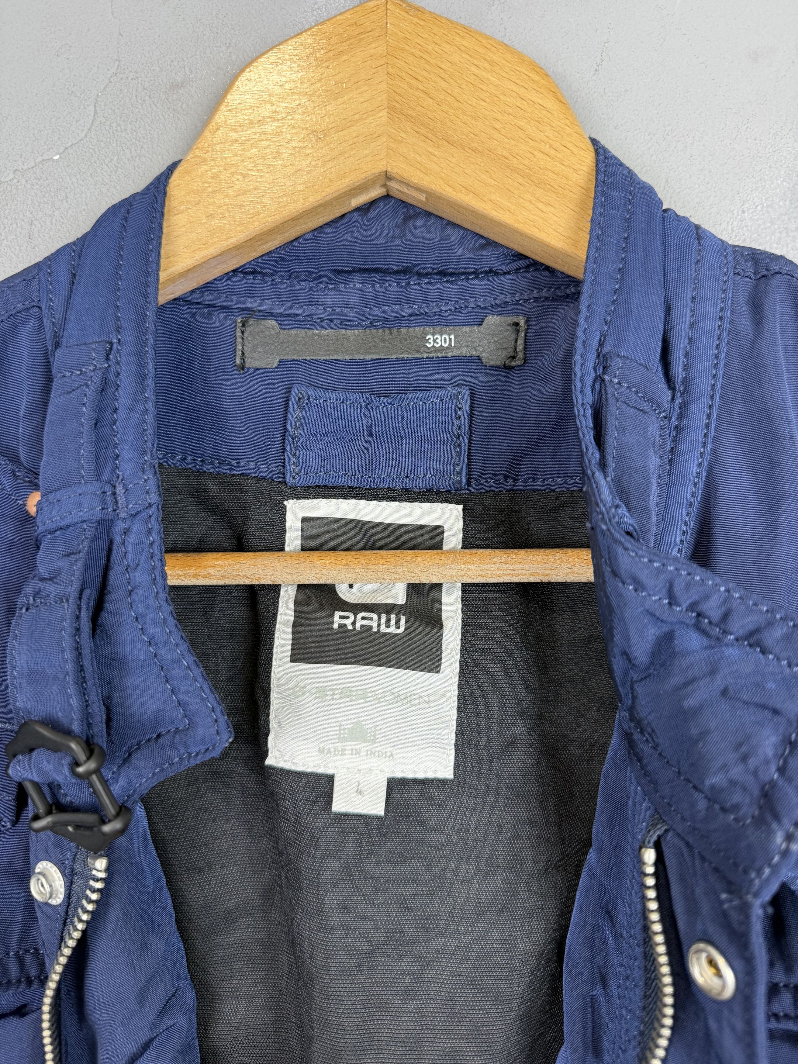 G-Star G-Star Raw Sandhurst Jacket Women Blue Classic Mustipockets Size L / US 10 / IT 46 - 4 Thumbnail