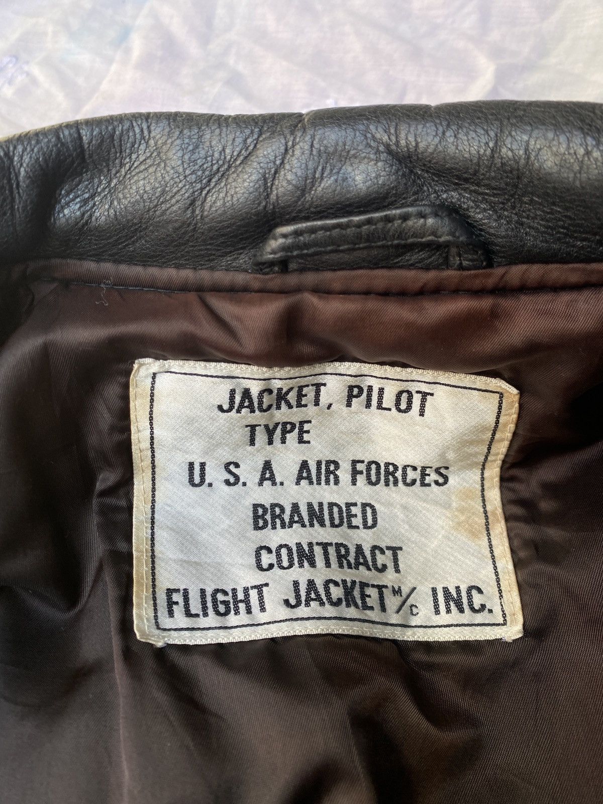 Vintage vintage mike birnies pilot leather jacket Size US L / EU 52-54 / 3 - 8 Thumbnail